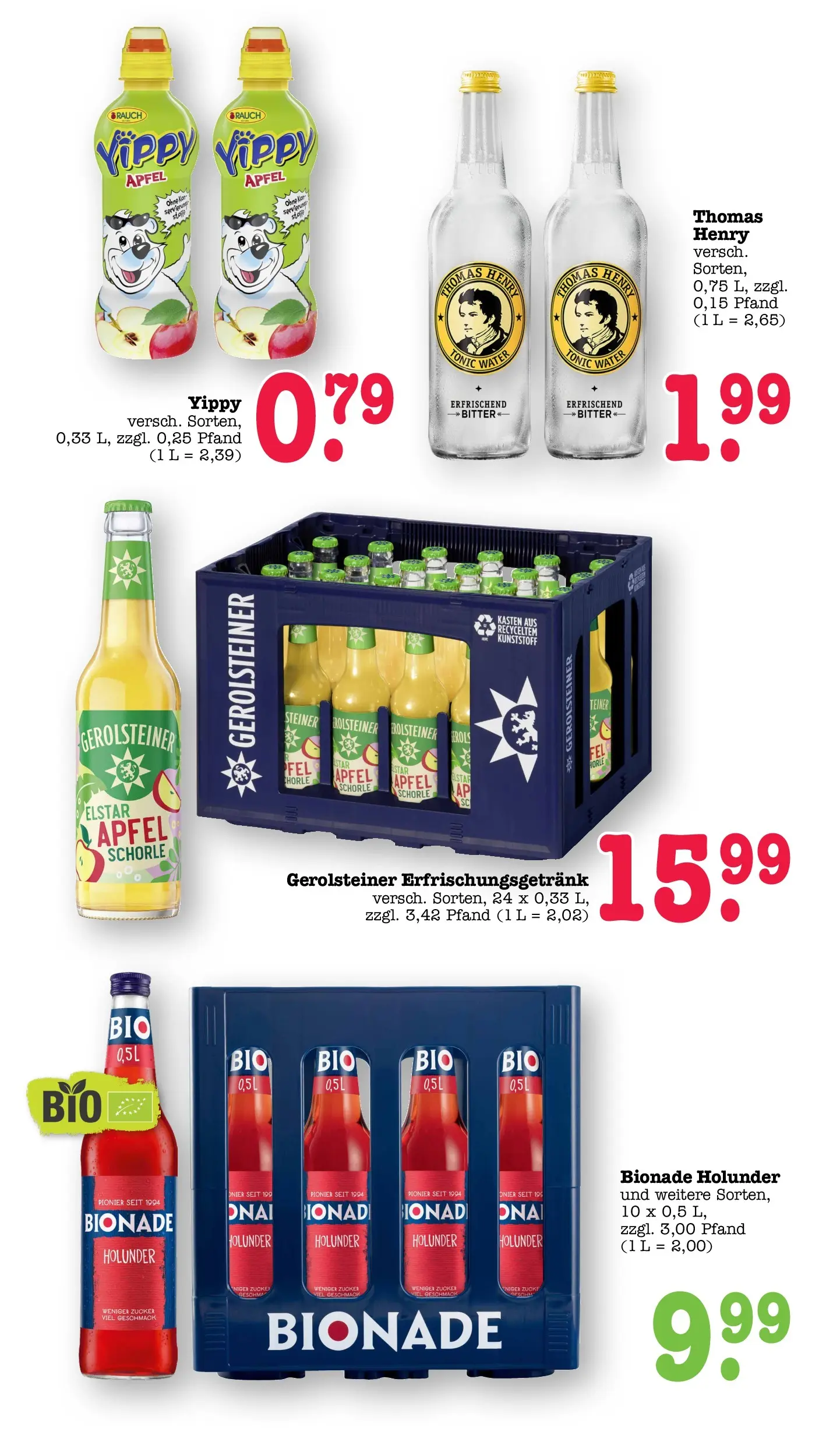 Angebote (ab 27.04.2026) zum Blättern | Seite: 9 | Produkte: Äpfel, Bionade, Zucker, Gerolsteiner