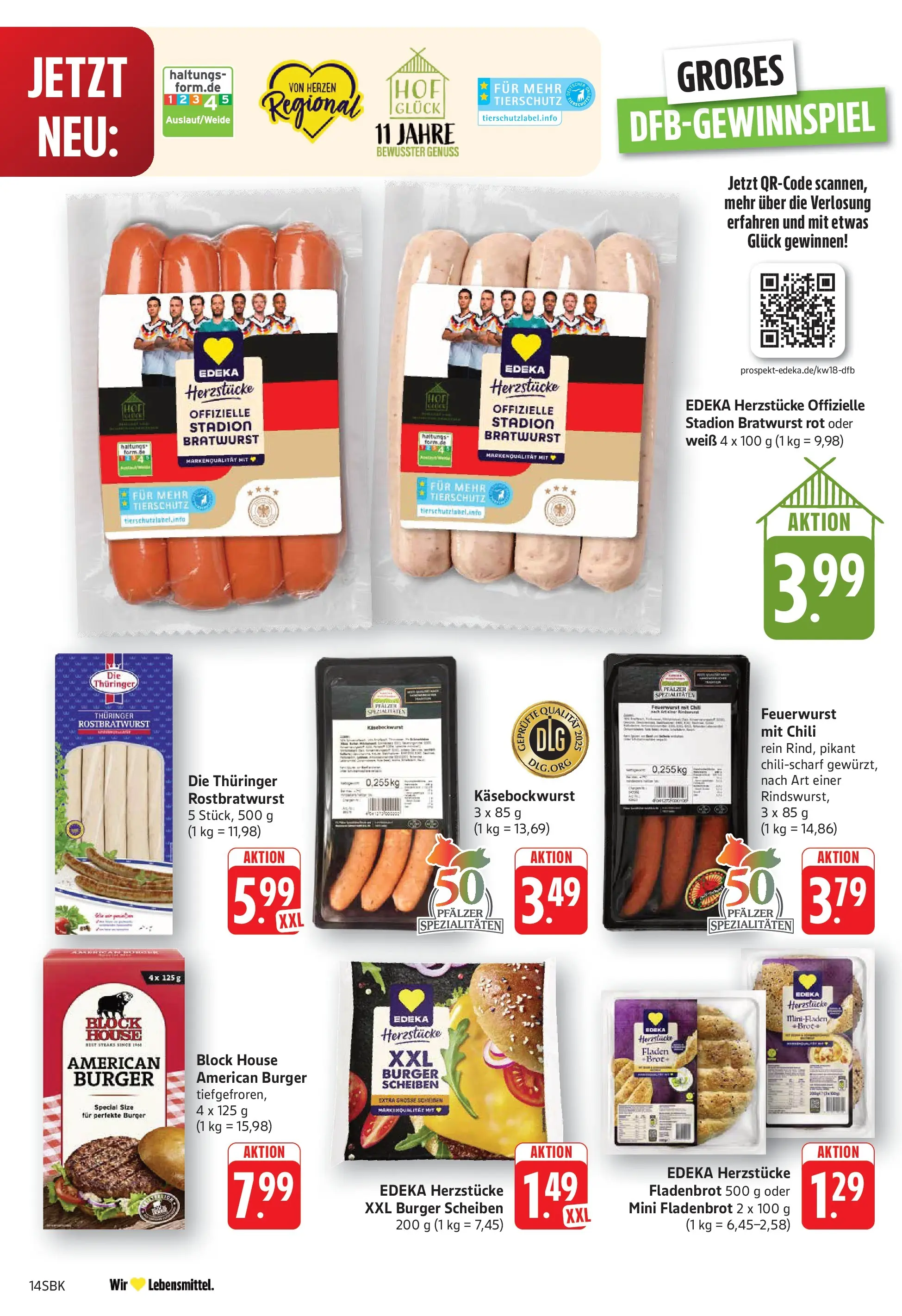 Angebote (ab 27.04.2026) zum Blättern | Seite: 16 | Produkte: Bratwurst, Burger, Chili, Brot