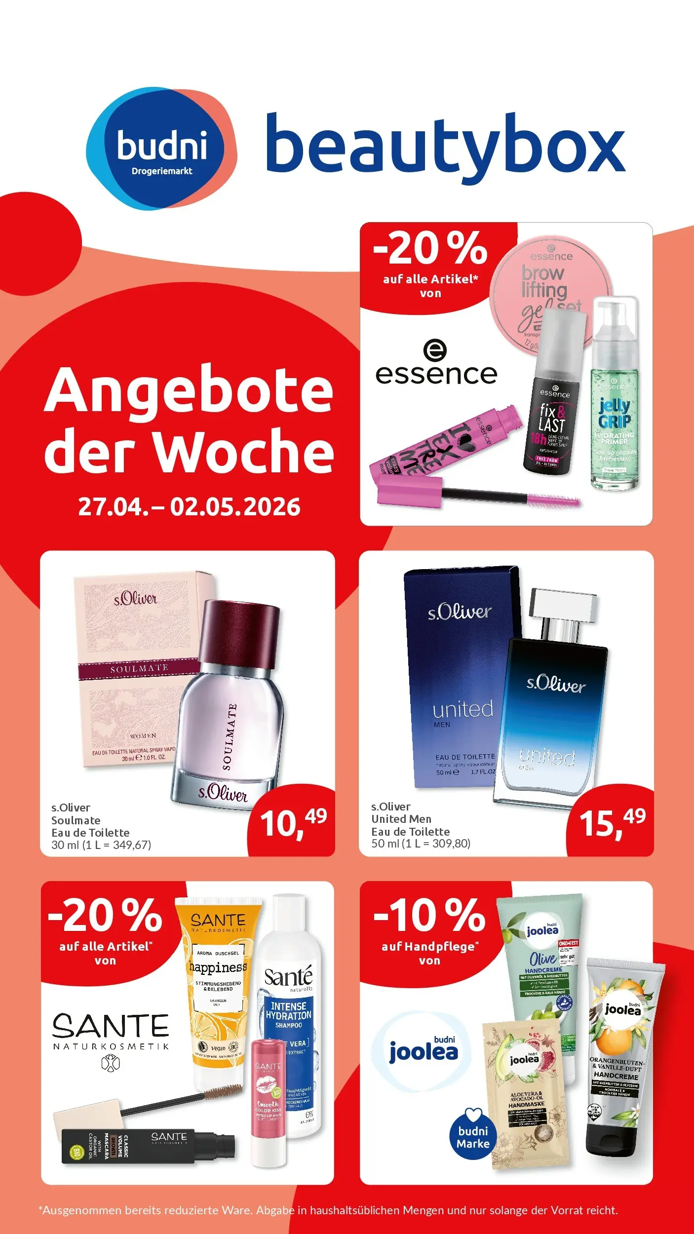 Angebote (ab 27.04.2026) zum Blättern | Seite: 65 | Produkte: Shampoo, Handcreme, Duschgel, Primer