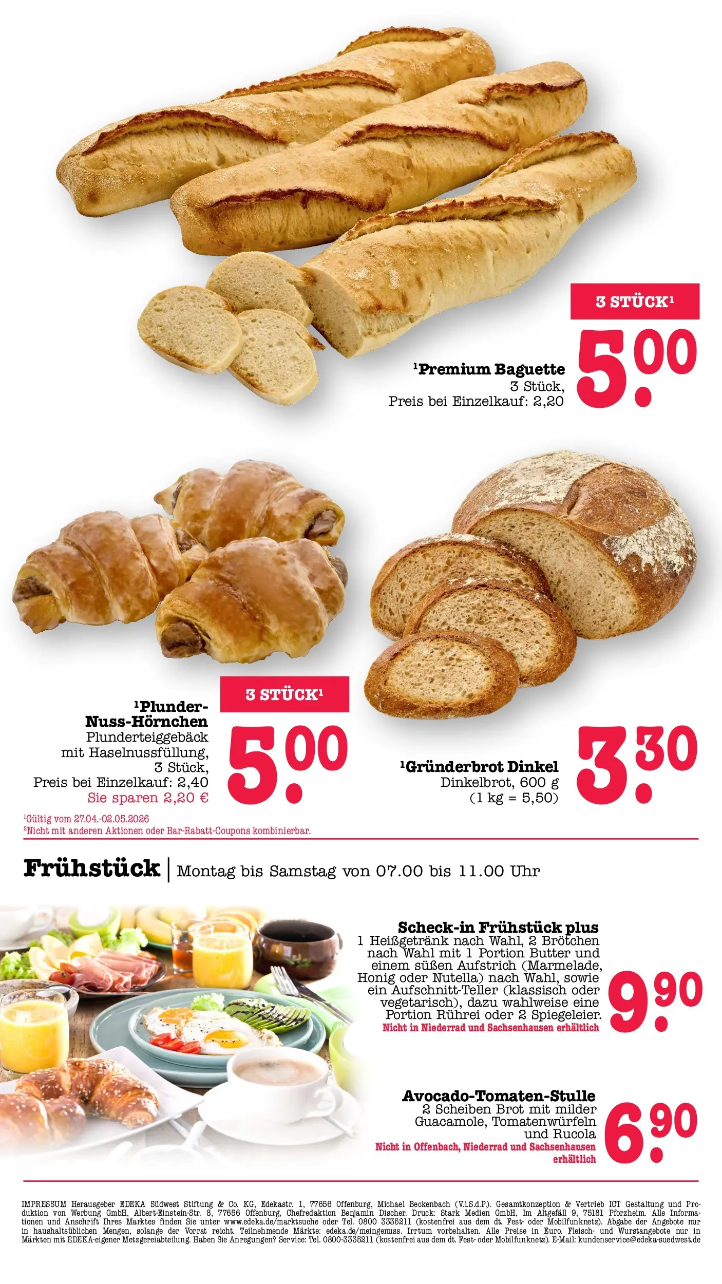 Angebote (ab 27.04.2026) zum Blättern | Seite: 31 | Produkte: Rucola, Baguette, Brot, Fleisch