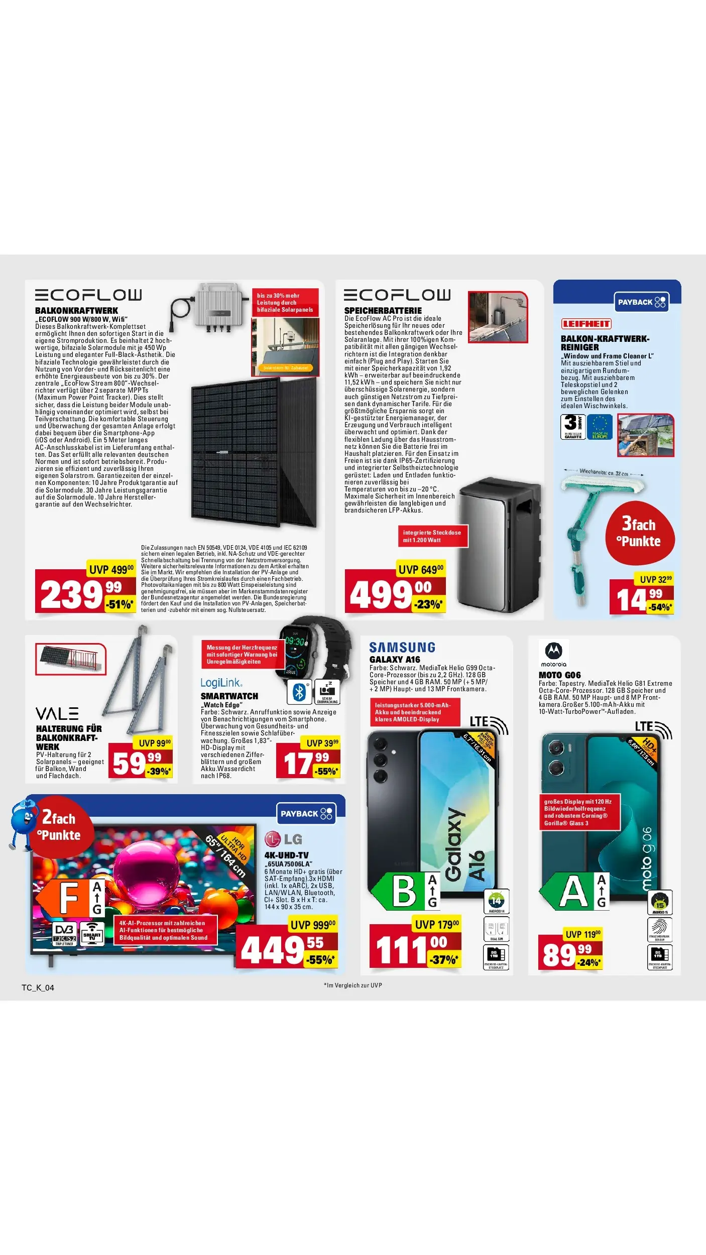 Angebote (ab 27.04.2026) zum Blättern | Seite: 69 | Produkte: Smartwatch, Steckdose, Batterie, Samsung