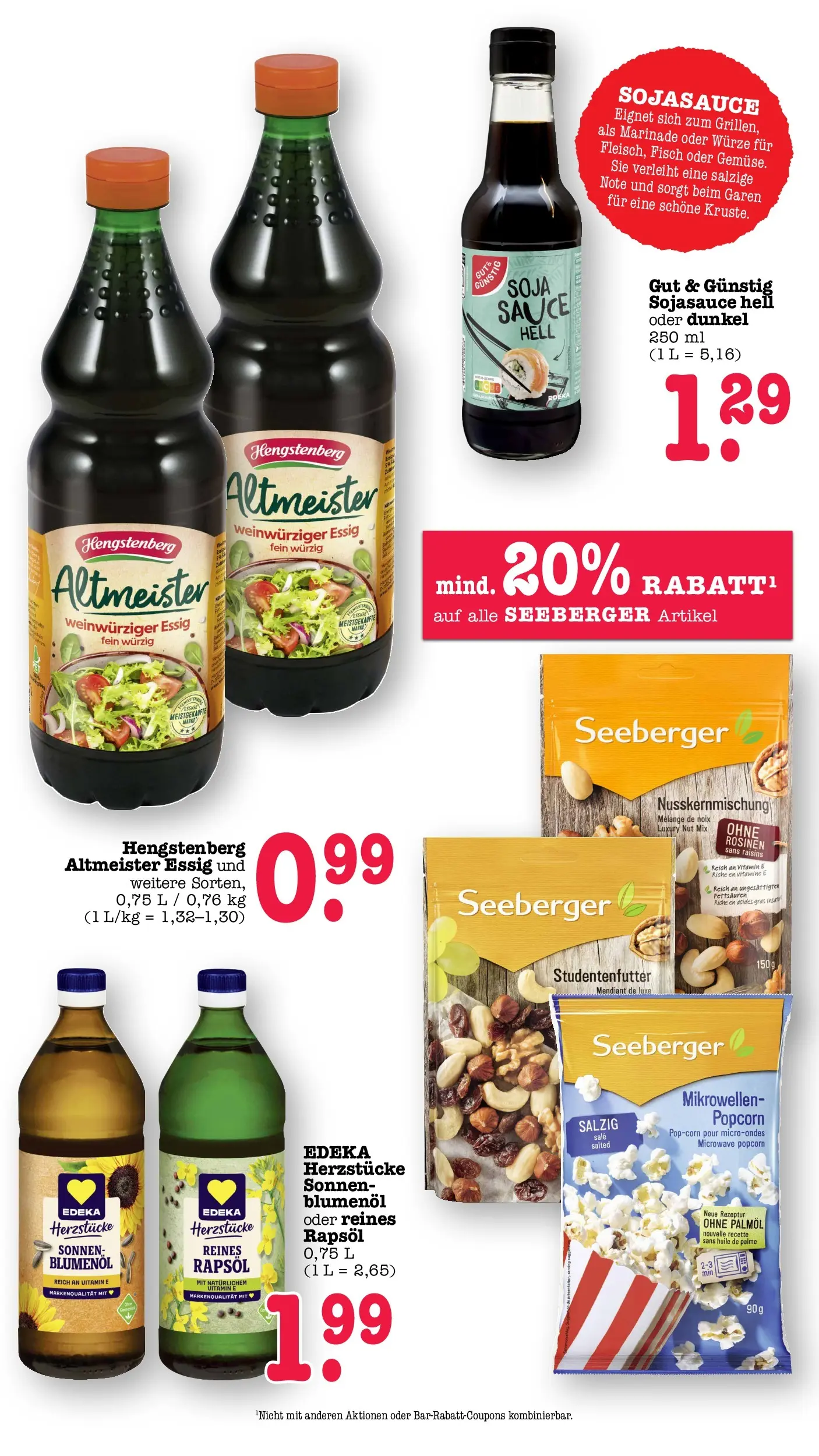 Angebote (ab 27.04.2026) zum Blättern | Seite: 49 | Produkte: Essig, Rapsöl, Fisch, Rosinen