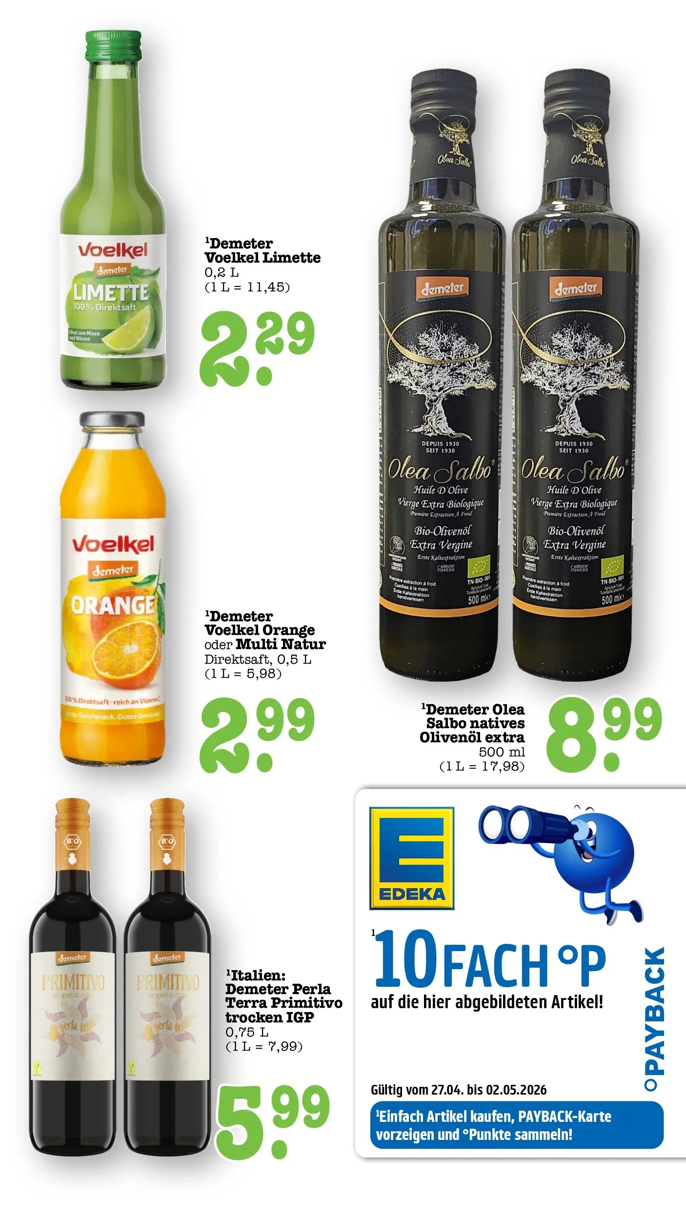 Angebote (ab 27.04.2026) zum Blättern | Seite: 59 | Produkte: Mixer, Olivenol, Limette, Ente