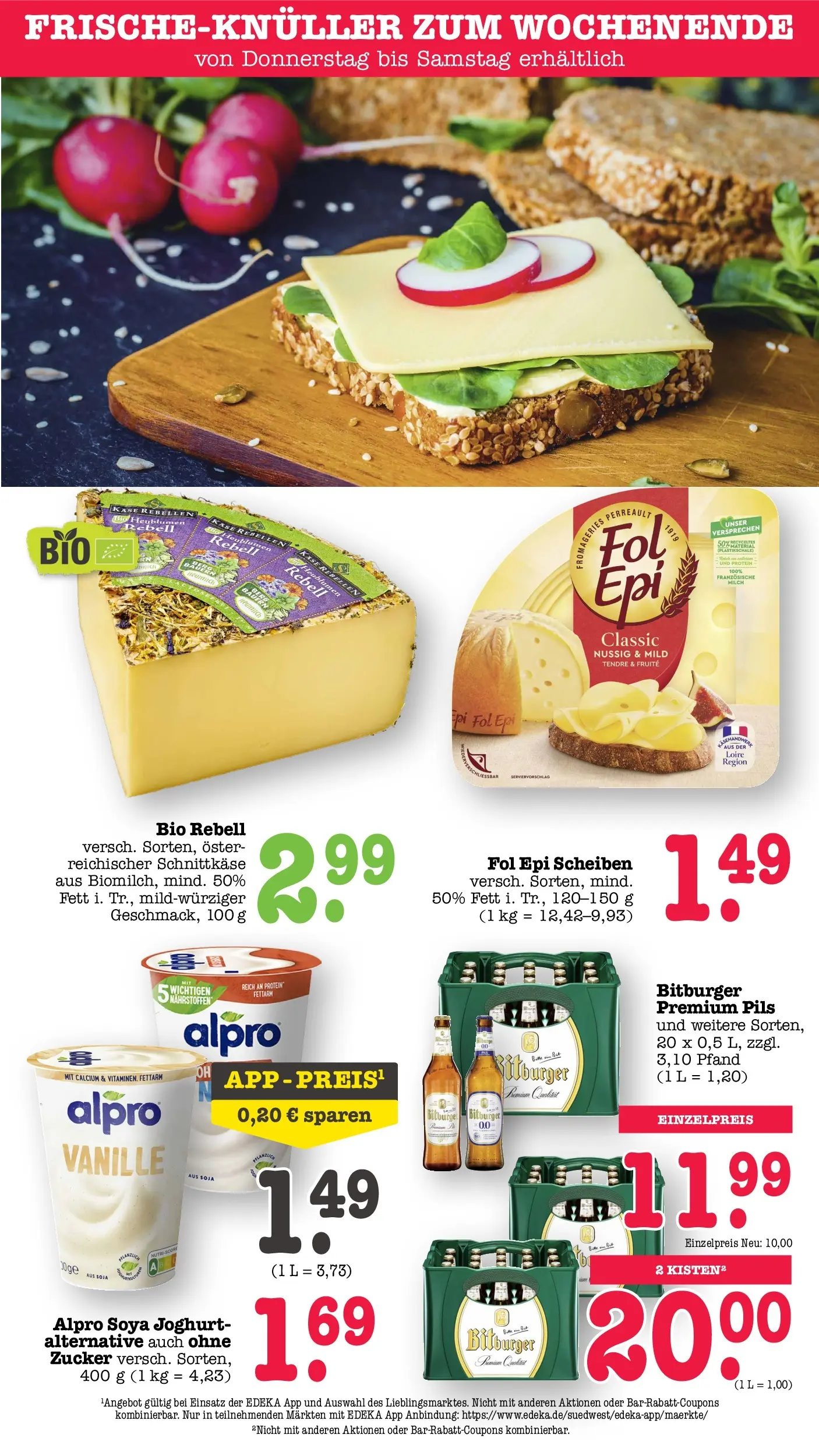 Angebote (ab 27.04.2026) zum Blättern | Seite: 74 | Produkte: Bitburger, Milch, Käse, Pils