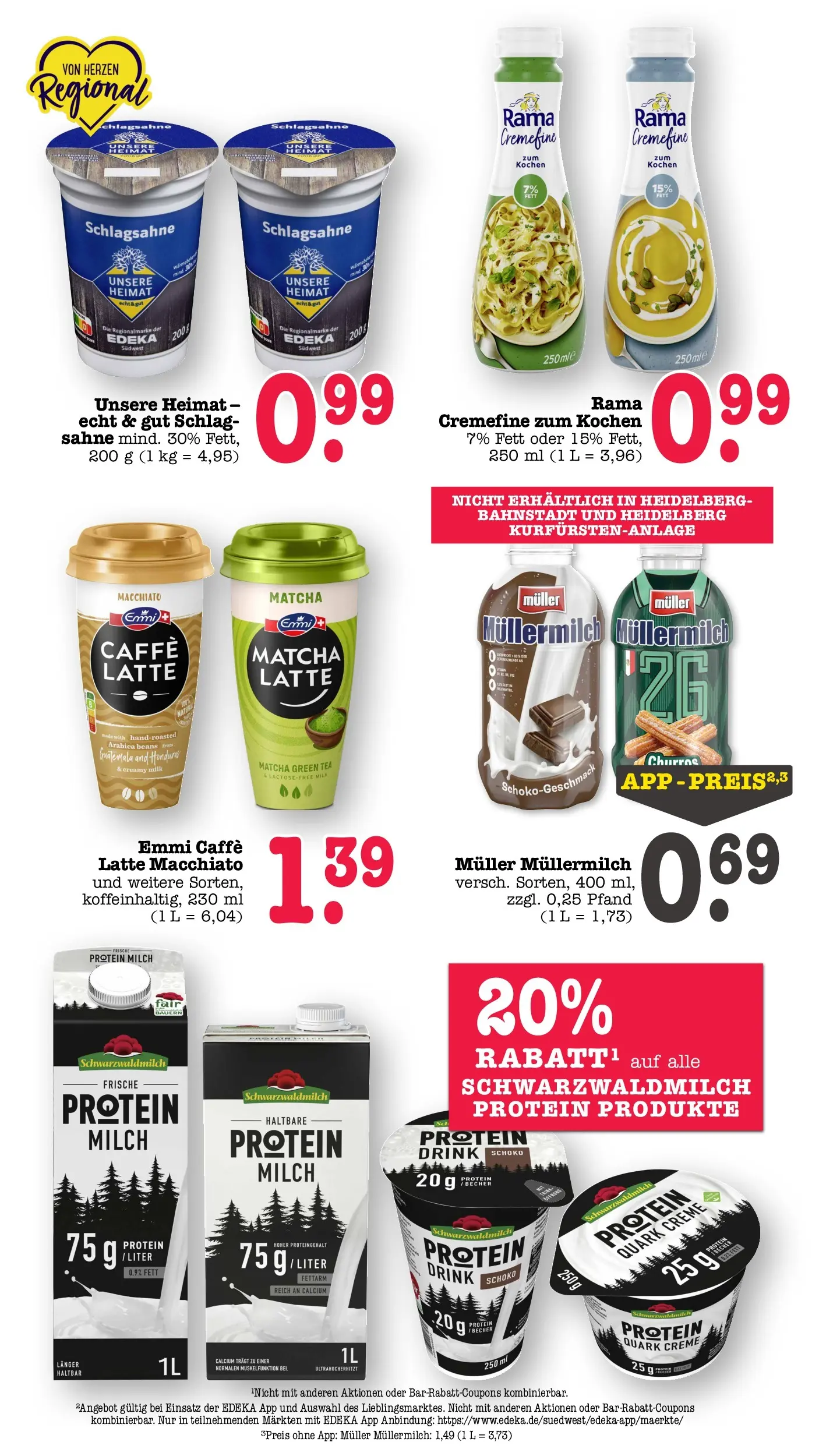 Angebote (ab 27.04.2026) zum Blättern | Seite: 45 | Produkte: Milch, Haltbare milch, Creme, Muller mullermilch