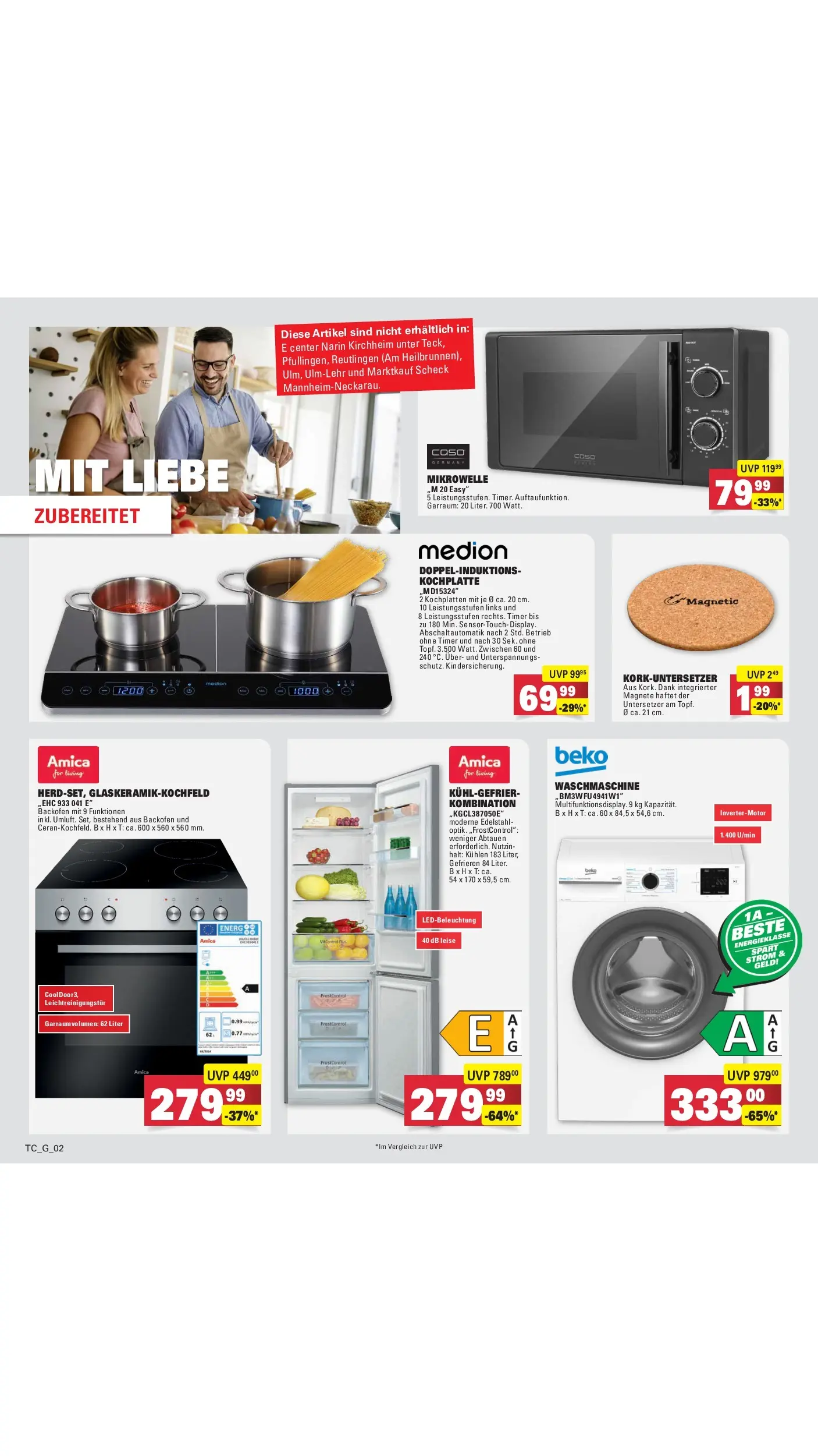 Angebote (ab 27.04.2026) zum Blättern | Seite: 79 | Produkte: Mikrowelle, Waschmaschine, Backofen, Kochplatte