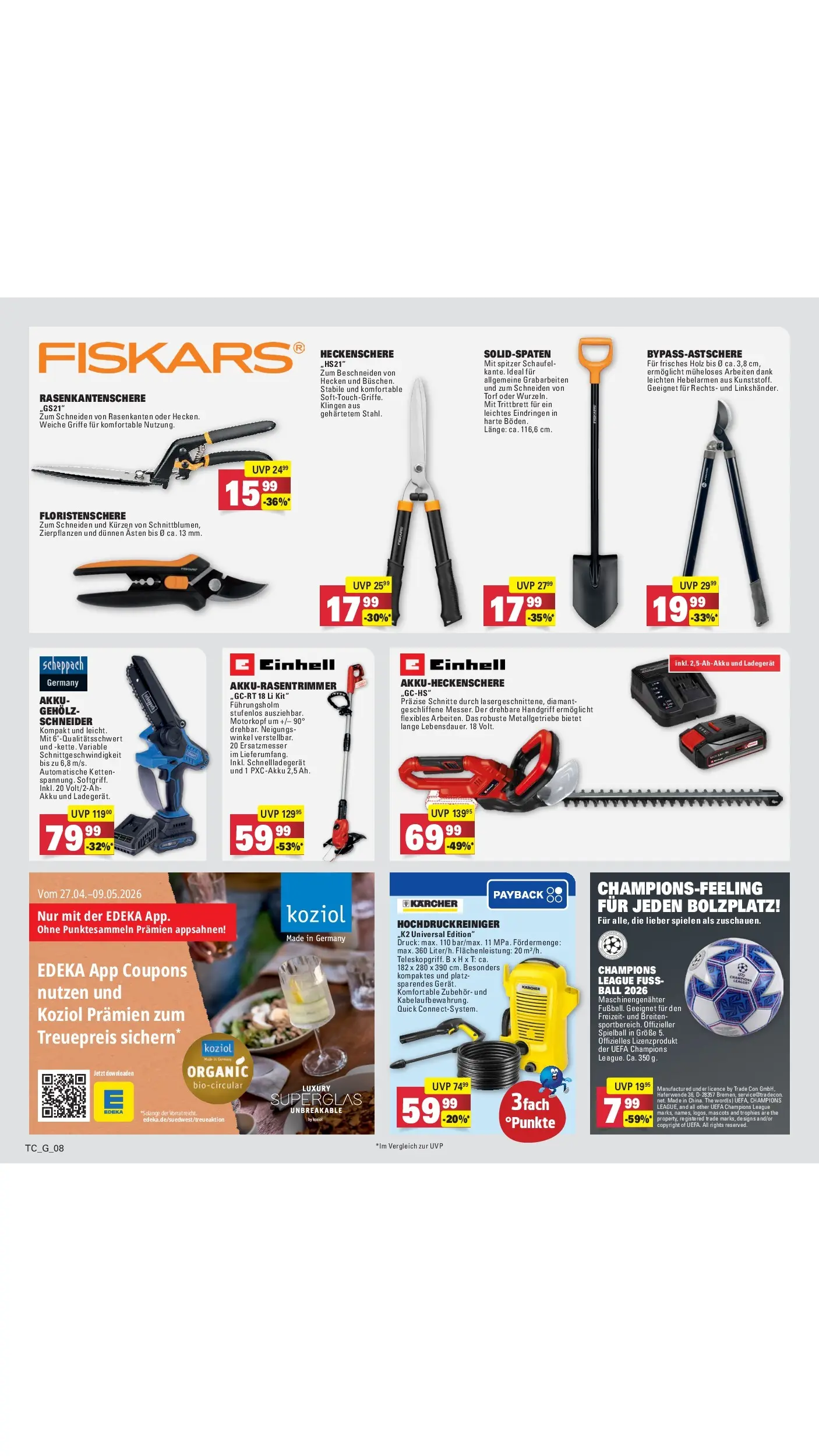 Angebote (ab 27.04.2026) zum Blättern | Seite: 85 | Produkte: Hochdruckreiniger, Ladegerät
