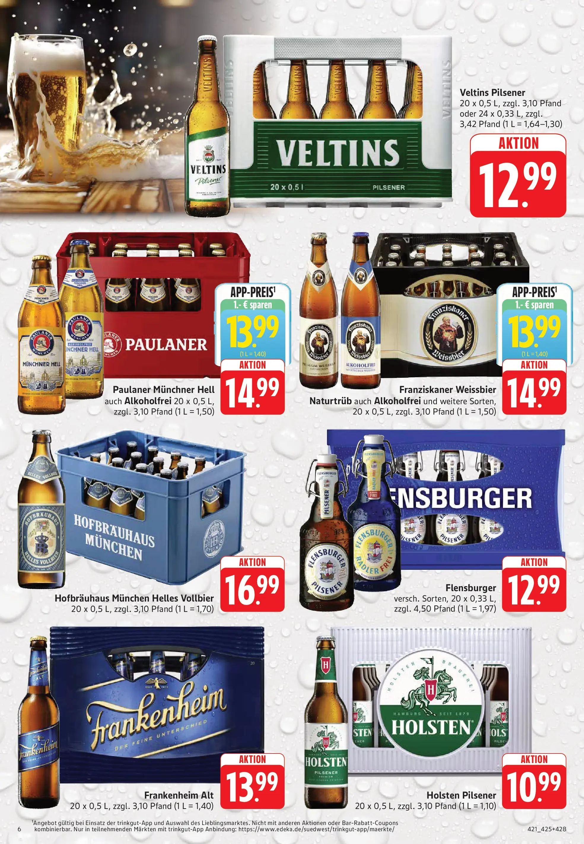 Trinkgut Prospekt Rüsselsheim	 (ab 27.04.2026) » Angebote online | Seite: 6 | Produkte: Franziskaner, Weißbier, Paulaner, Veltins