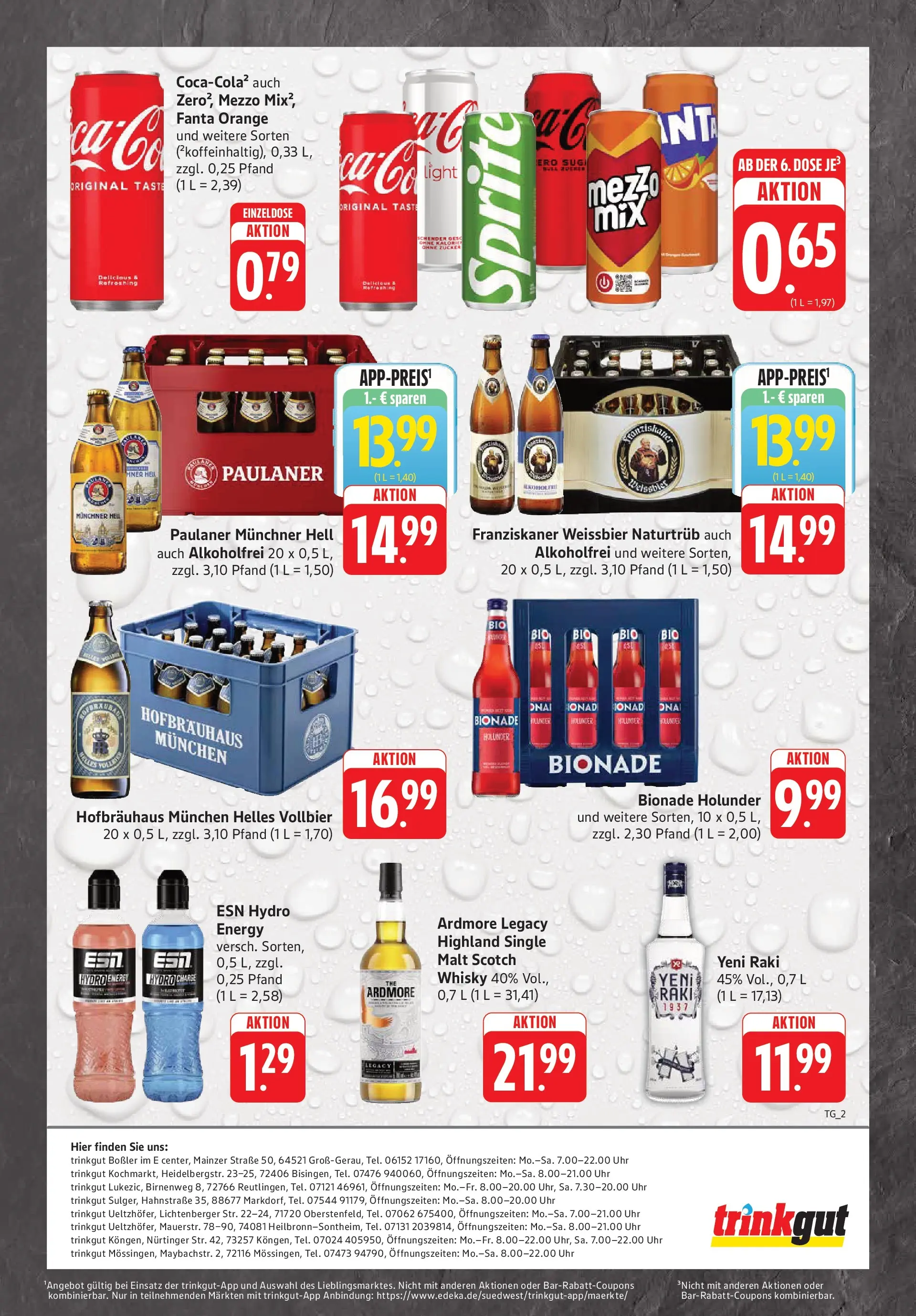 Trinkgut Prospekt Heilbronn-Sontheim	 (ab 27.04.2026) » Angebote online | Seite: 2 | Produkte: Whisky, Sprite, Energy, Uhr