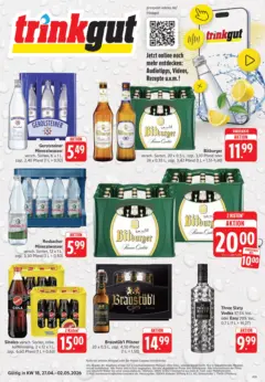 Trinkgut Prospekt Rüsselsheim	 ab 27.04.2026 gültig