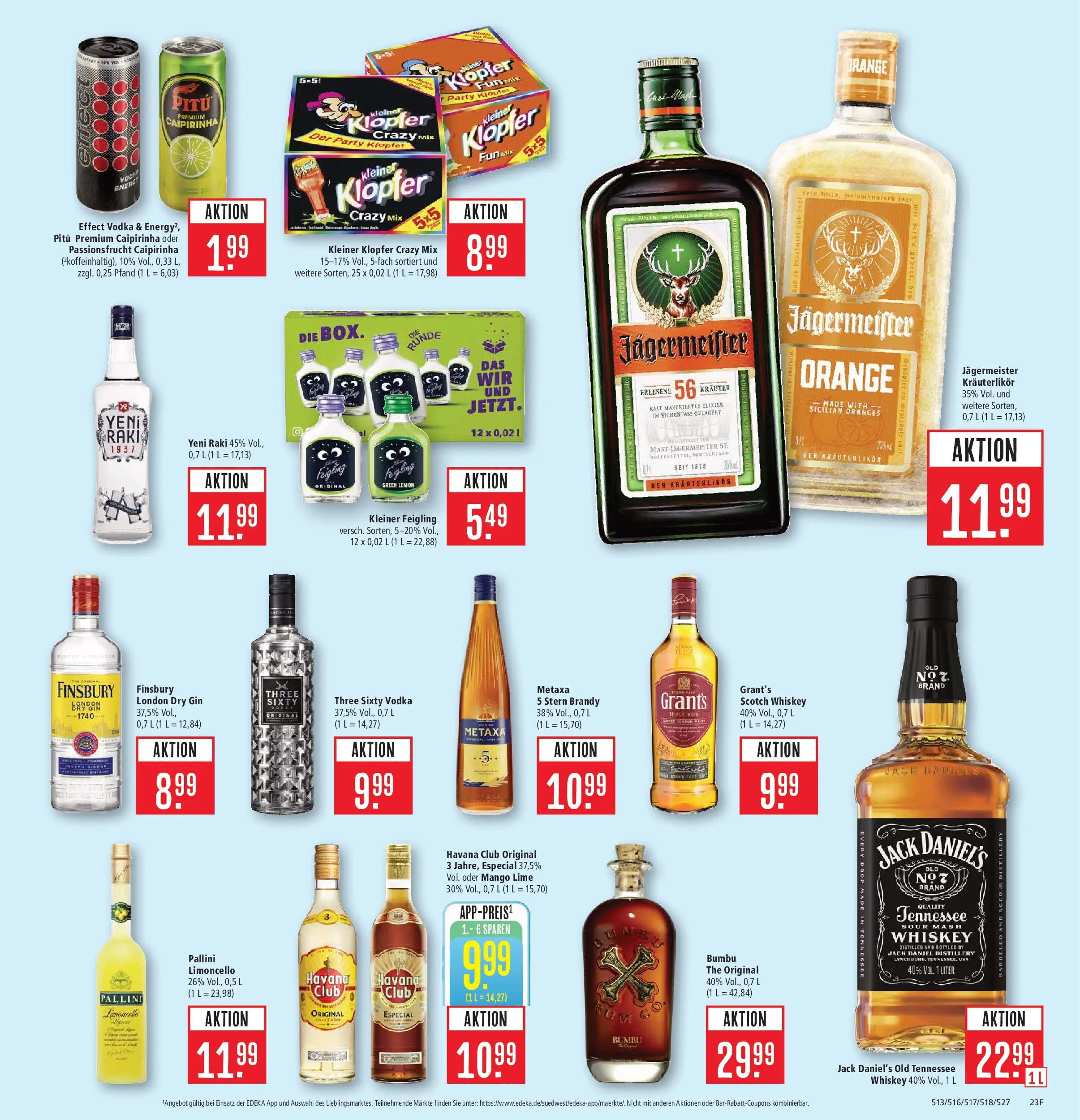 Marktkauf Prospekt Heidenheim	 (ab 26.04.2026) » Angebote online | Seite: 27 | Produkte: Jägermeister, Mango, Limoncello, Gin