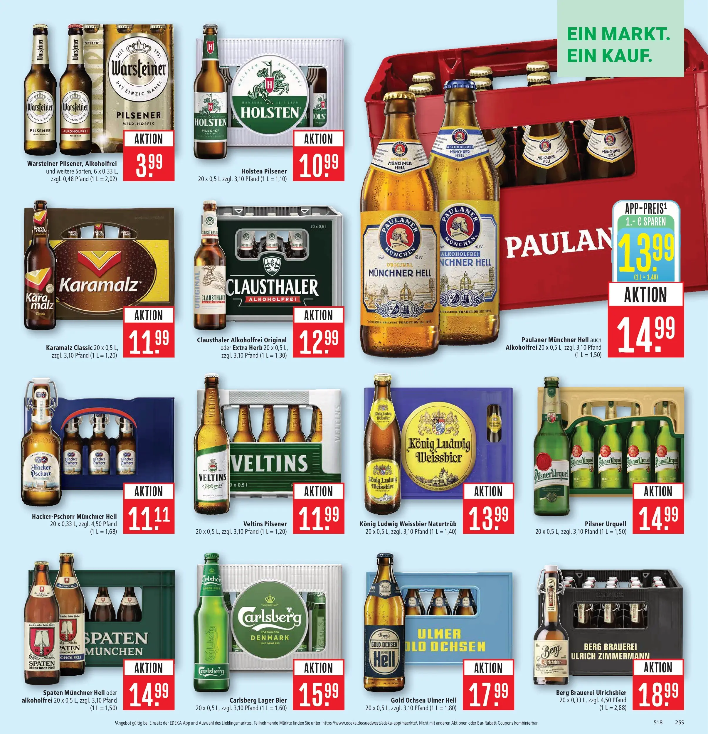 Marktkauf Prospekt Heidenheim	 (ab 26.04.2026) » Angebote online | Seite: 29 | Produkte: Carlsberg, Bier, Weißbier, Warsteiner