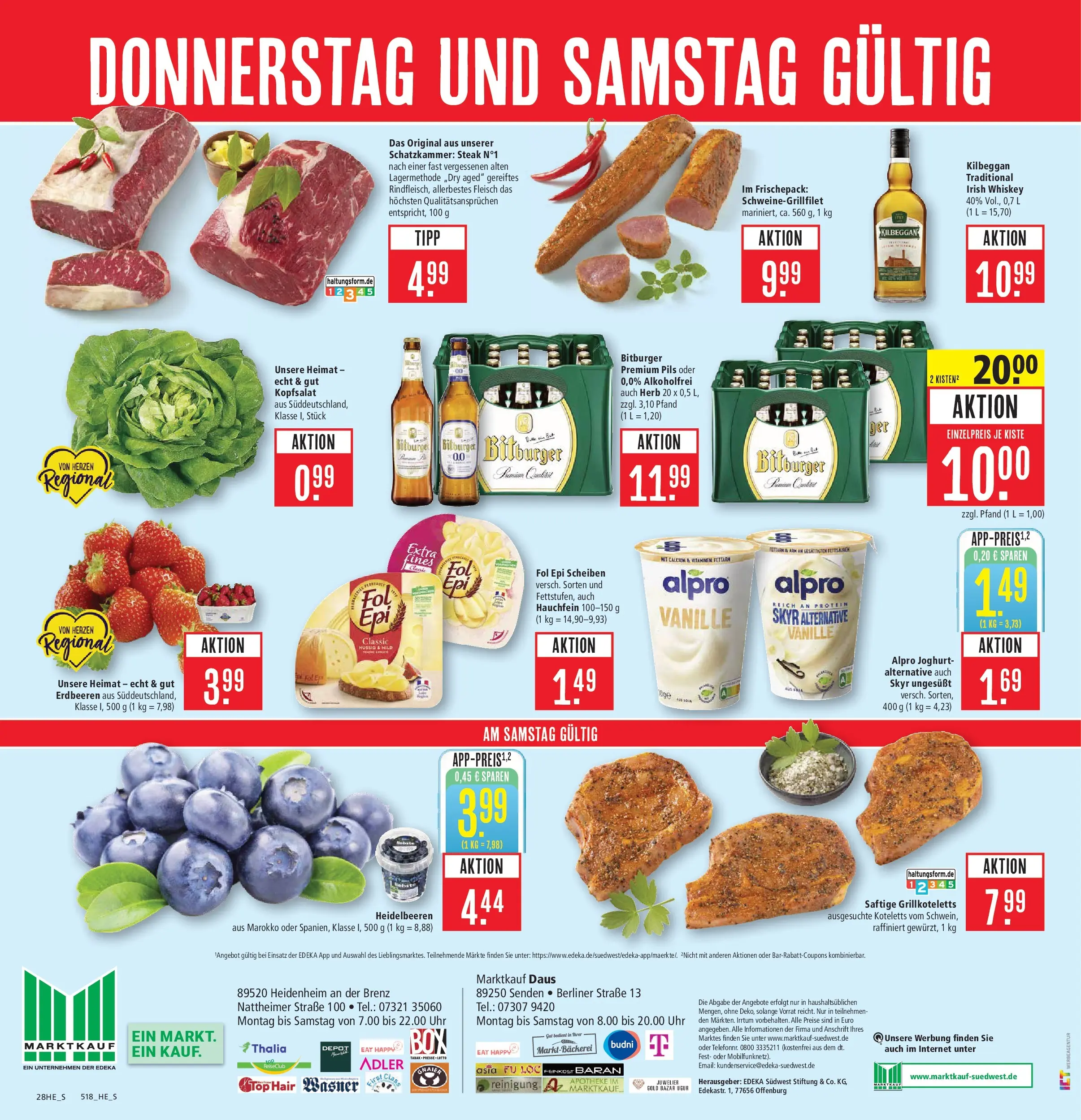 Marktkauf Prospekt Heidenheim	 (ab 26.04.2026) » Angebote online | Seite: 32 | Produkte: Pils, Alpro, Steak, Whiskey