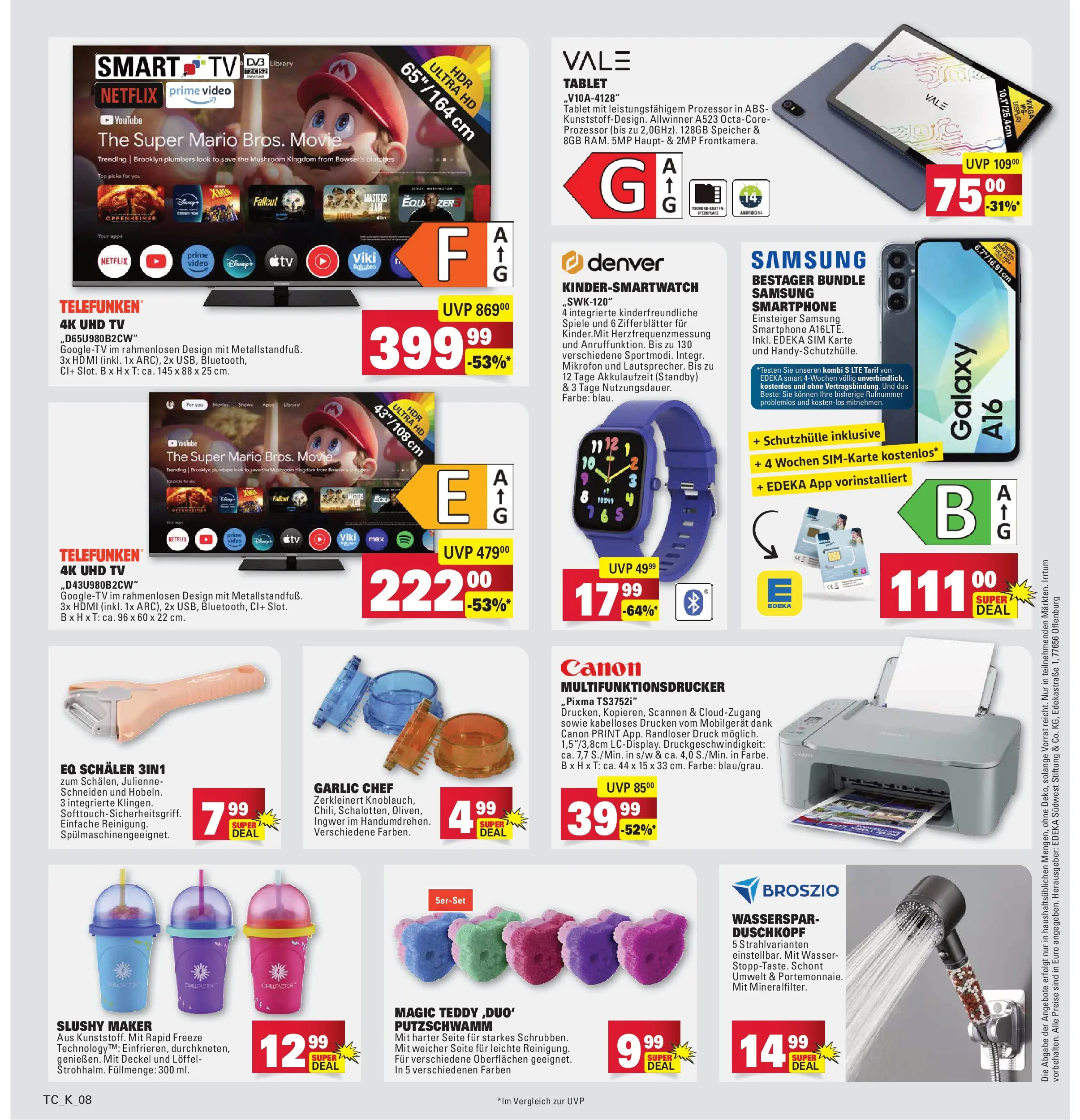 Marktkauf Prospekt Heidenheim	 (ab 26.04.2026) » Angebote online | Seite: 40 | Produkte: Top, Smart TV, Wasser, Video