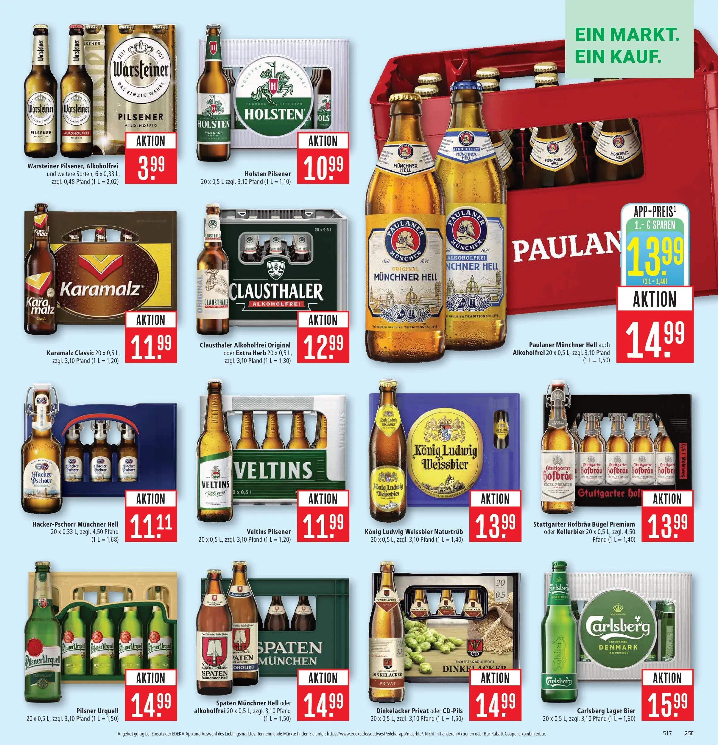 Marktkauf Prospekt Schorndorf	 (ab 27.04.2026) » Angebote online | Seite: 29 | Produkte: Carlsberg, Bier, Holsten, Paulaner