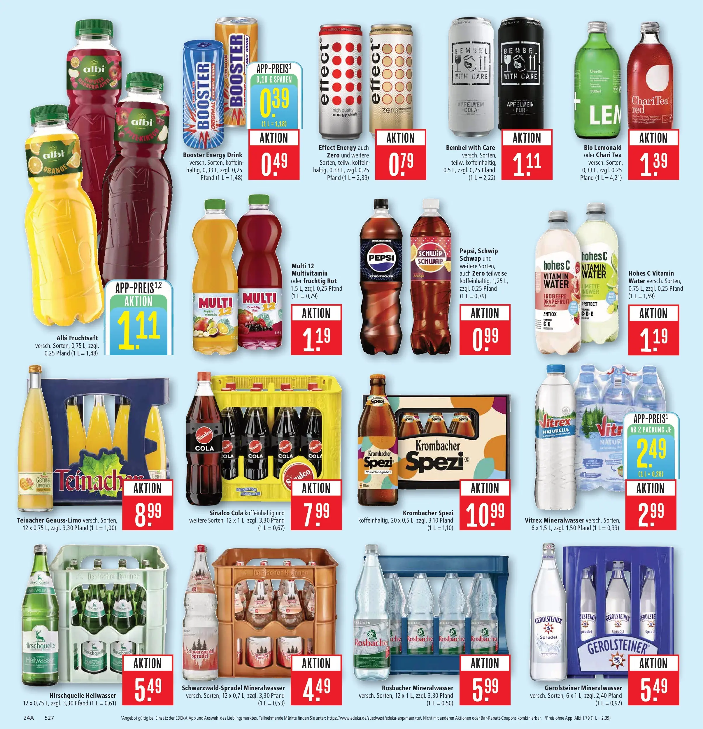 Marktkauf Prospekt Aschaffenburg	 (ab 27.04.2026) » Angebote online | Seite: 28 | Produkte: Grapefruit, Pepsi, Hohes c, Gerolsteiner