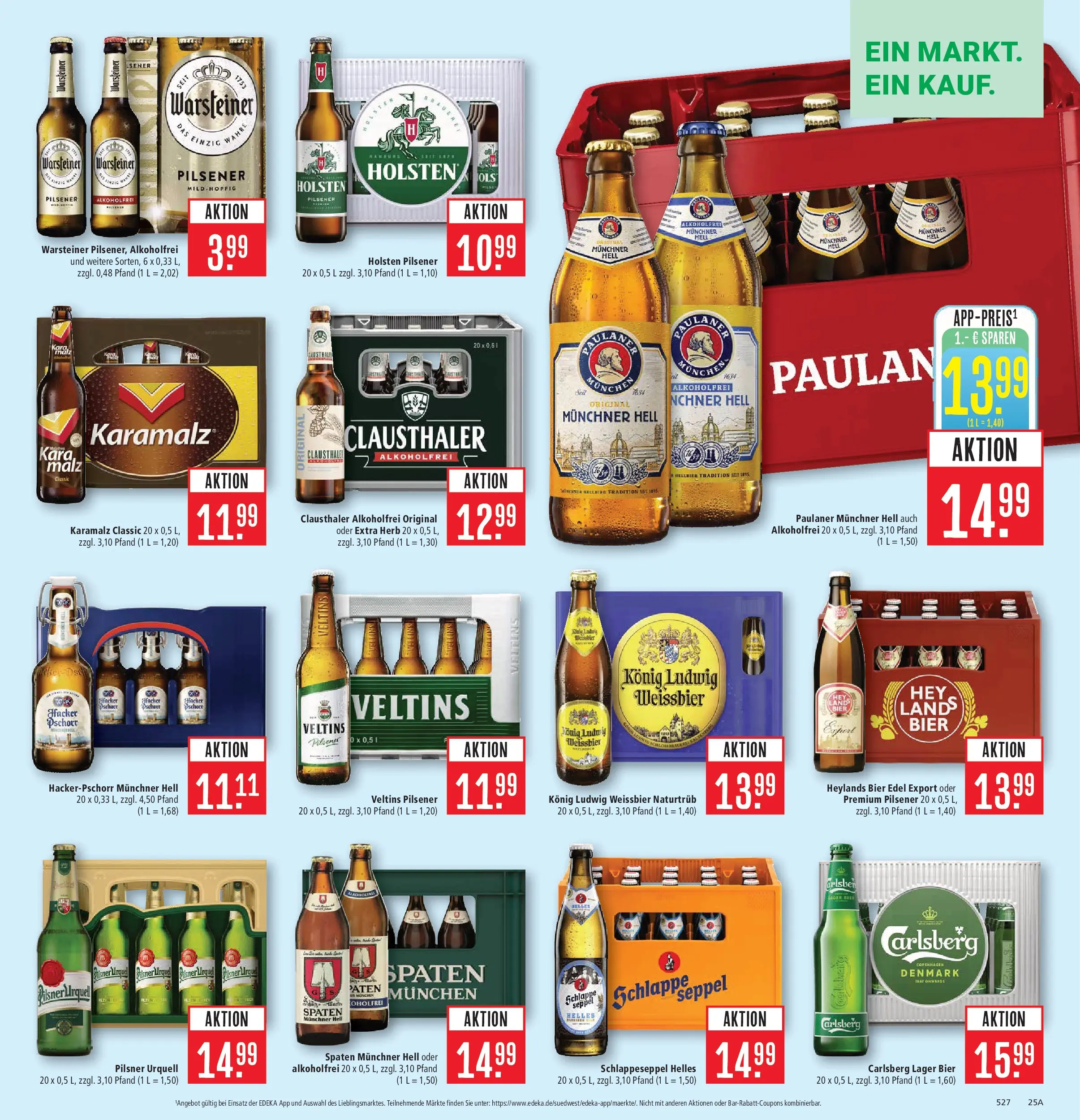 Marktkauf Prospekt Aschaffenburg	 (ab 27.04.2026) » Angebote online | Seite: 29 | Produkte: Weißbier, Pilsner urquell, Warsteiner, Paulaner