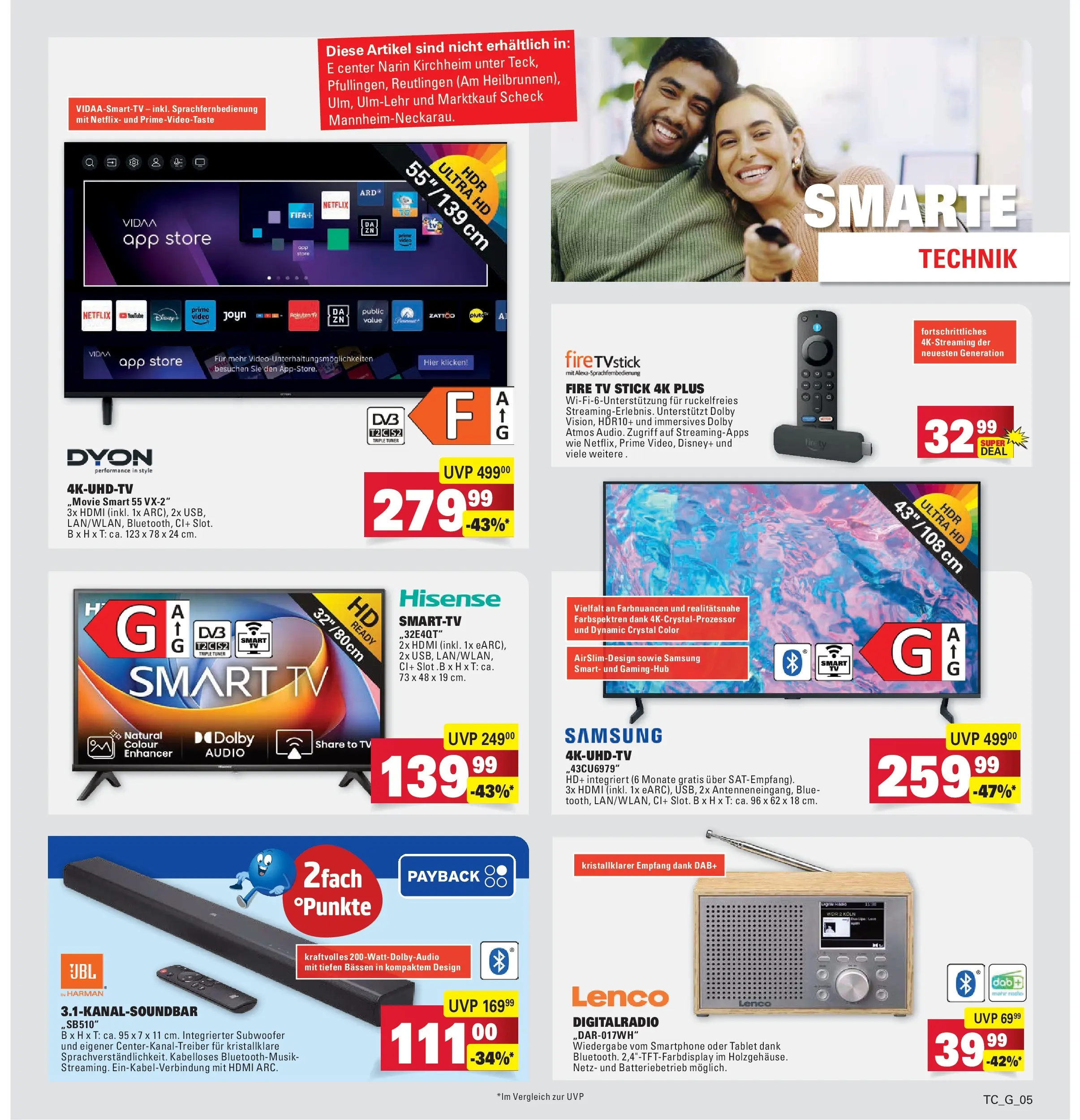 Marktkauf Prospekt Weil Am Rhein	 (ab 27.04.2026) » Angebote online | Seite: 37 | Produkte: Samsung, Smart TV, Smartphone, Video