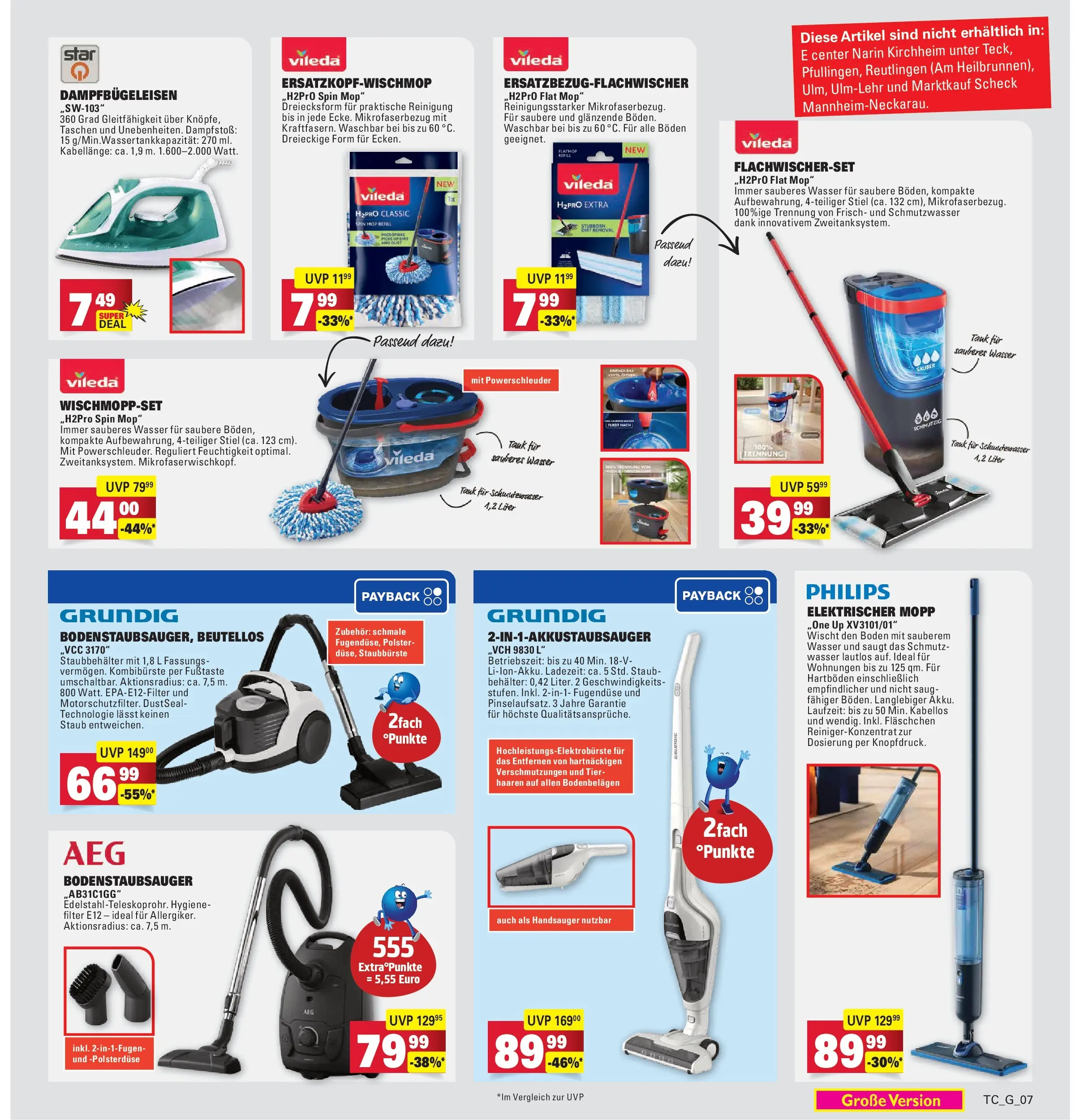 Marktkauf Prospekt Weil Am Rhein	 (ab 27.04.2026) » Angebote online | Seite: 39 | Produkte: Philips, Wasser