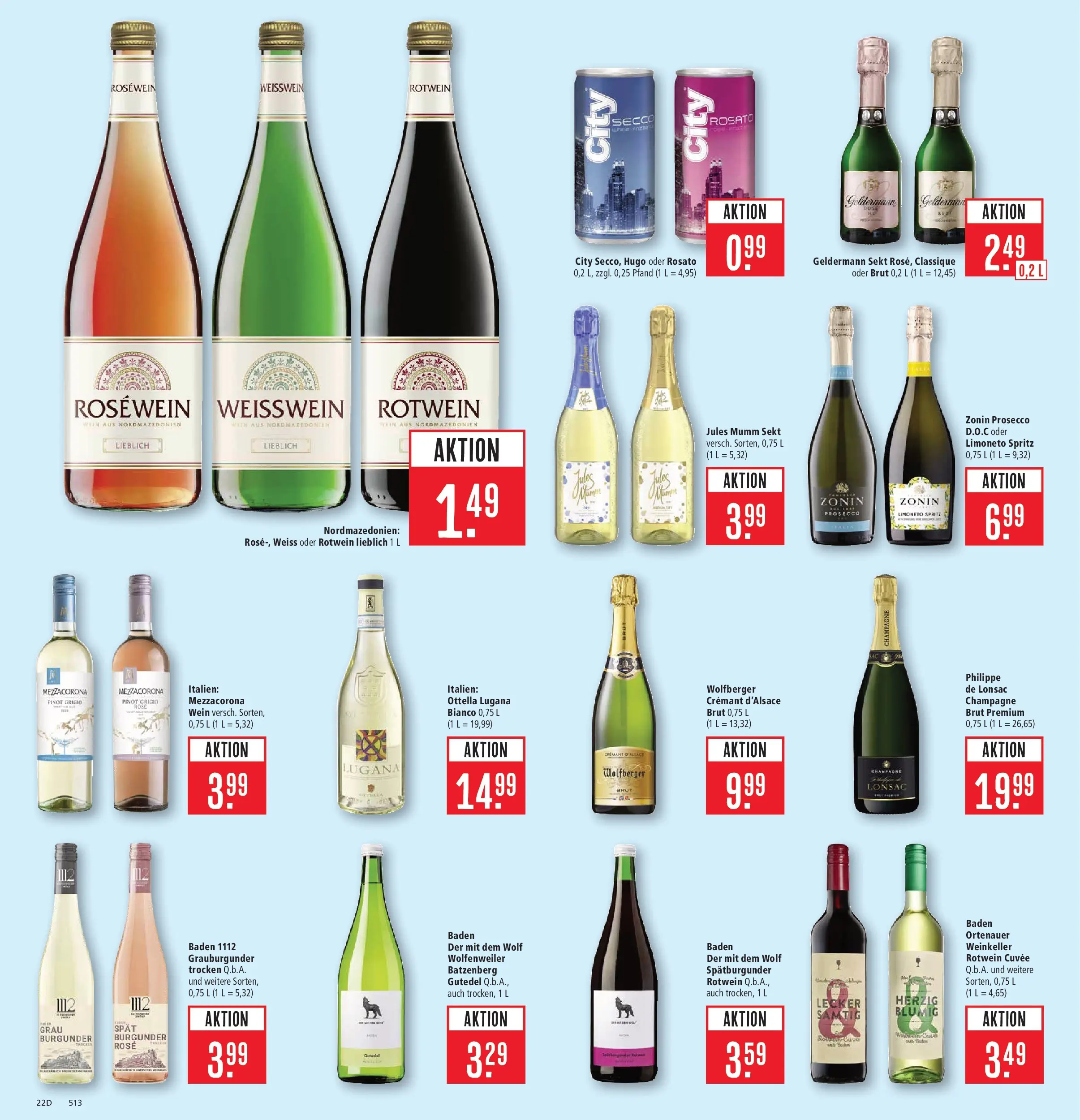 Marktkauf Prospekt Weil Am Rhein	 (ab 27.04.2026) » Angebote online | Seite: 26 | Produkte: Rosewein, Sekt, Prosecco, Hugo