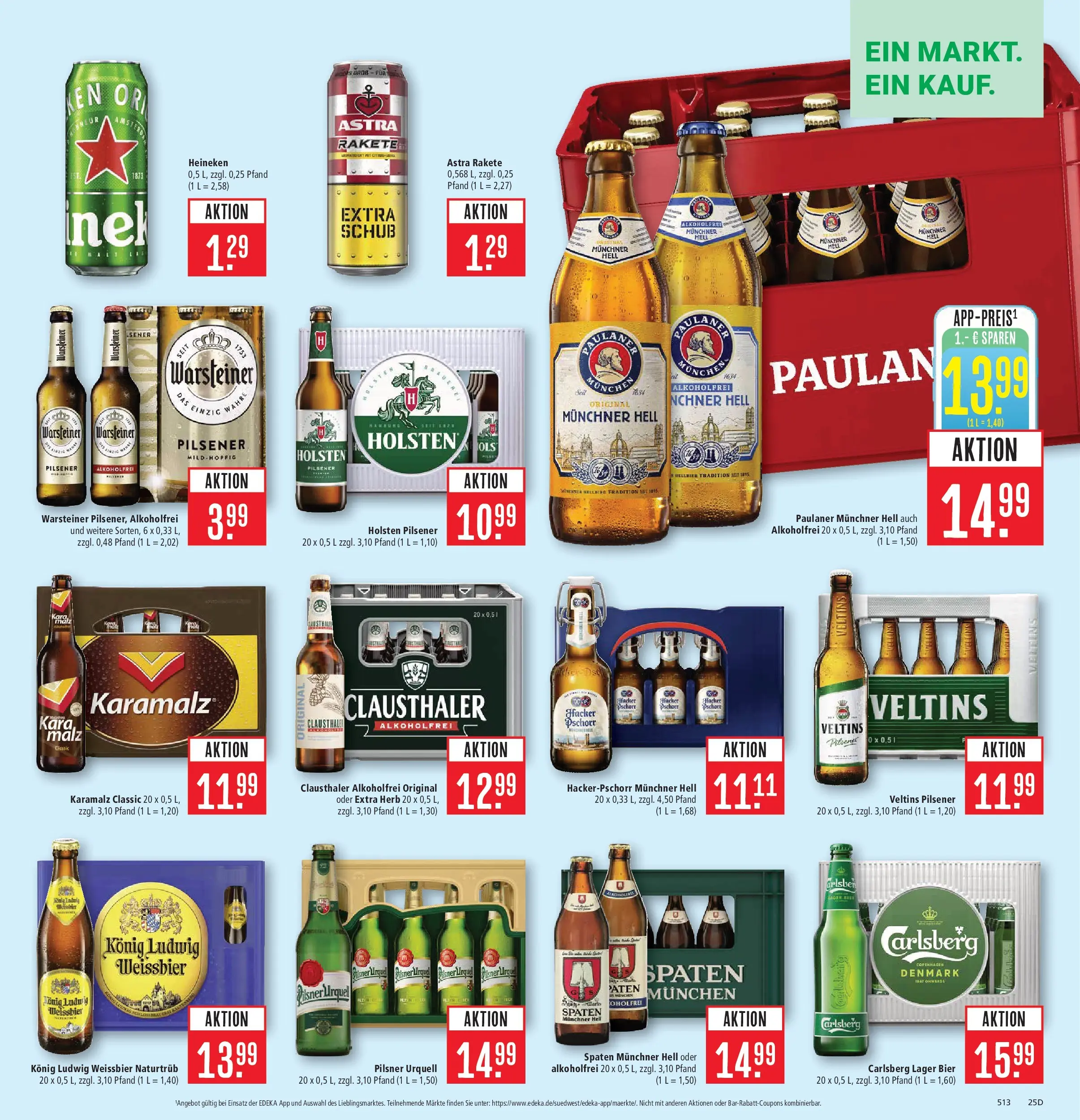 Marktkauf Prospekt Weil Am Rhein	 (ab 27.04.2026) » Angebote online | Seite: 29 | Produkte: Astra rakete, Carlsberg, Astra, Pilsner urquell