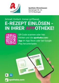 Angebote - Ihre Apotheke vor Ort: Jetzt alle Angebote auch online entdecken! ab 24.04.2026 gültig