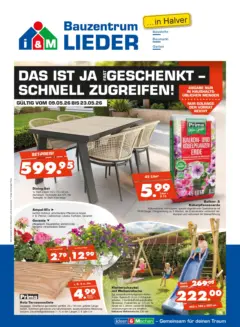 Angebote - Bauzentrum Lieder: Schnell zugreifen ab 08.05.2026 gültig | Seite: 3 | Produkte: Sofa, Sessel, Tisch, Stuhl