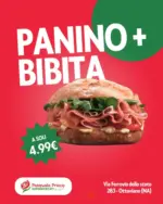 Supermercati Prisco Panino + Bibita - al 26.04.2026