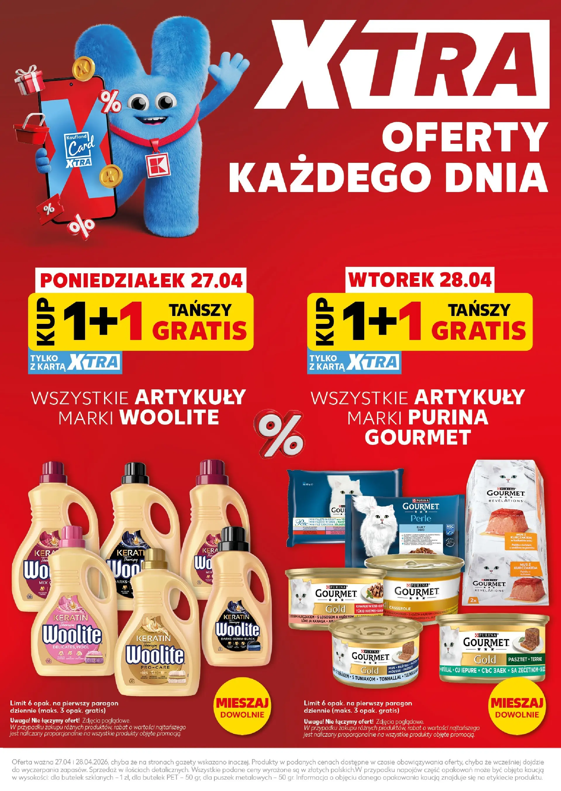 Kaufland - Kaufland Mocny Start ważny do 28.04 od 26.04.2026 - od jutra PDF | Strona: 7 | Produkty: Karta