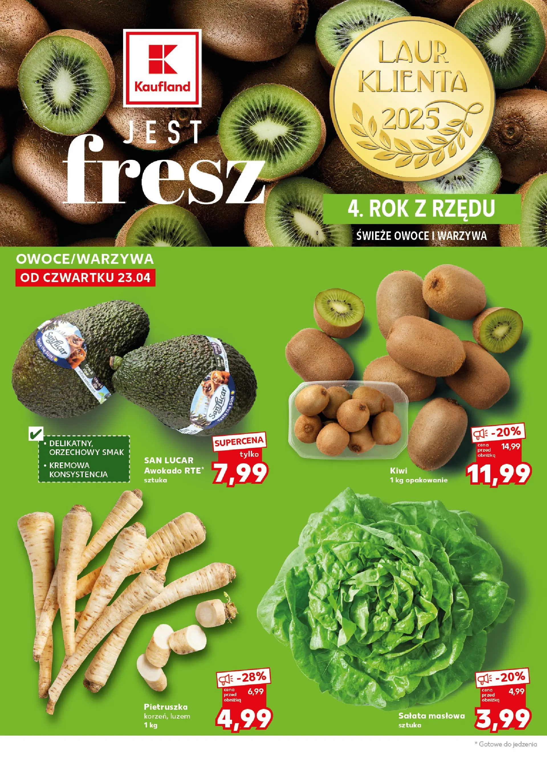 Kaufland gazetka - Super Weekend od 25.04.2026 - od jutra PDF | Strona: 10 | Produkty: Pietruszka, Awokado, Warzywa, Owoce