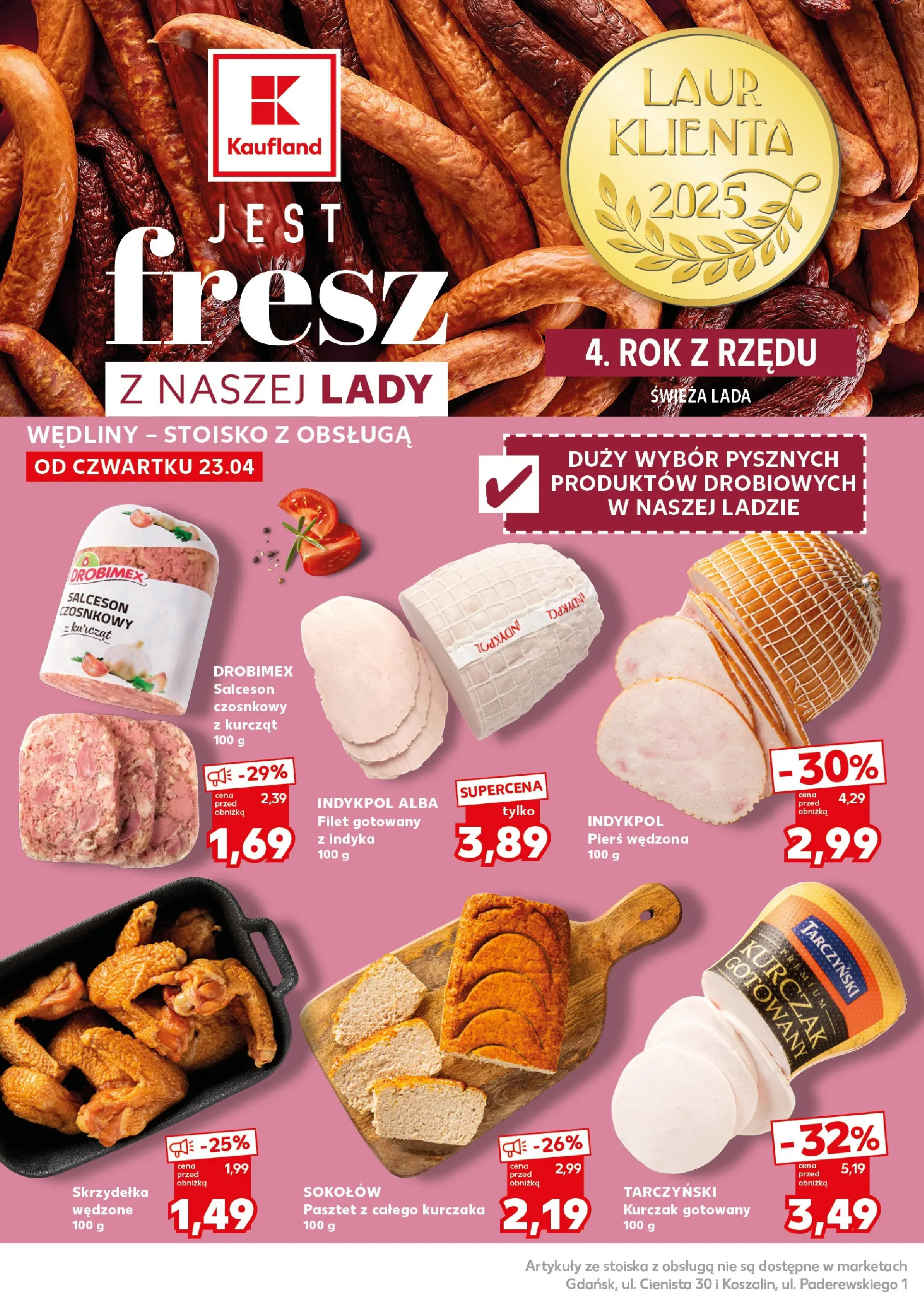 Kaufland gazetka - Super Weekend od 25.04.2026 - od jutra PDF | Strona: 14 | Produkty: Kurczak, Wędliny