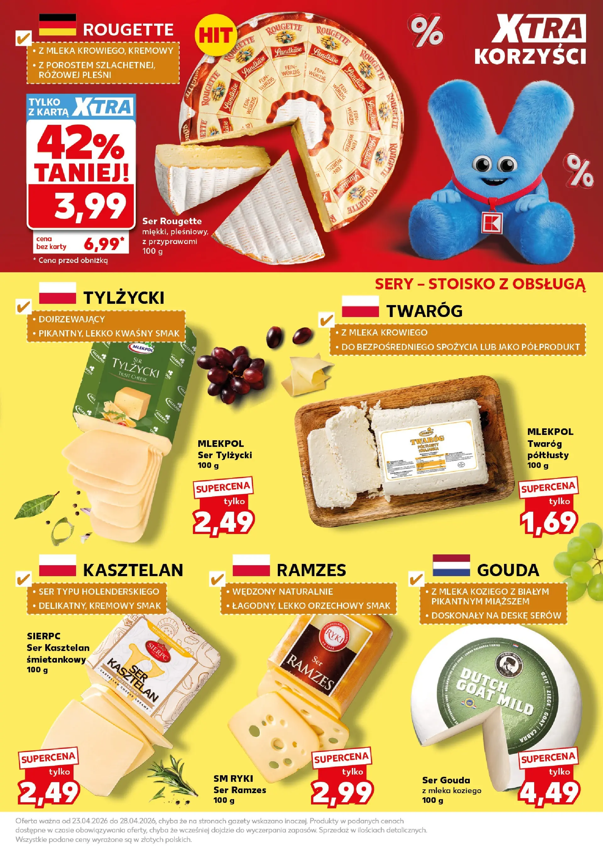 Kaufland gazetka - Super Weekend od 25.04.2026 - od jutra PDF | Strona: 17 | Produkty: Karta, Mleka, Ser, Ser gouda