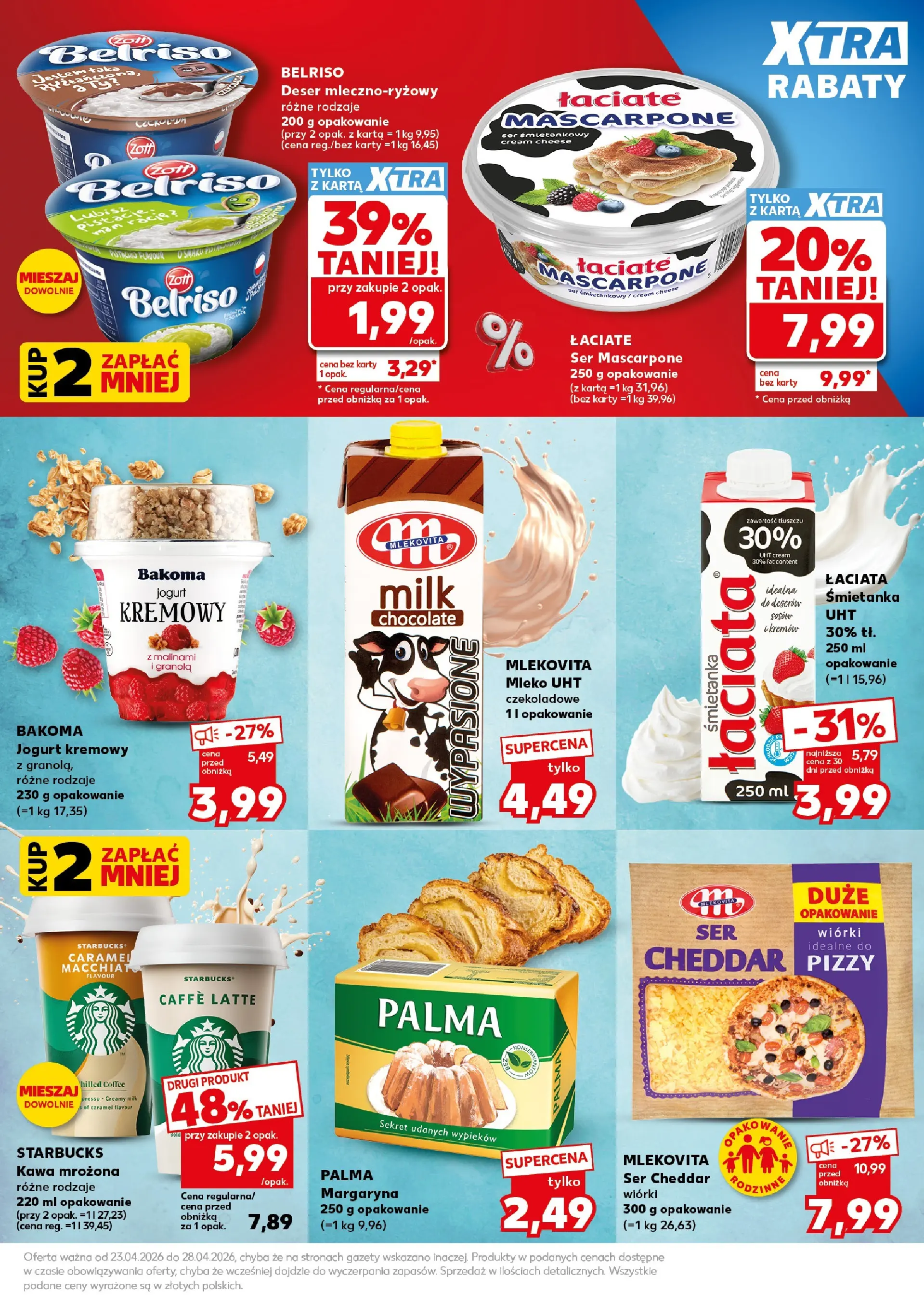 Kaufland gazetka - Super Weekend od 25.04.2026 - od jutra PDF | Strona: 21 | Produkty: Mascarpone, Kawa, Czekolada, Ser mascarpone