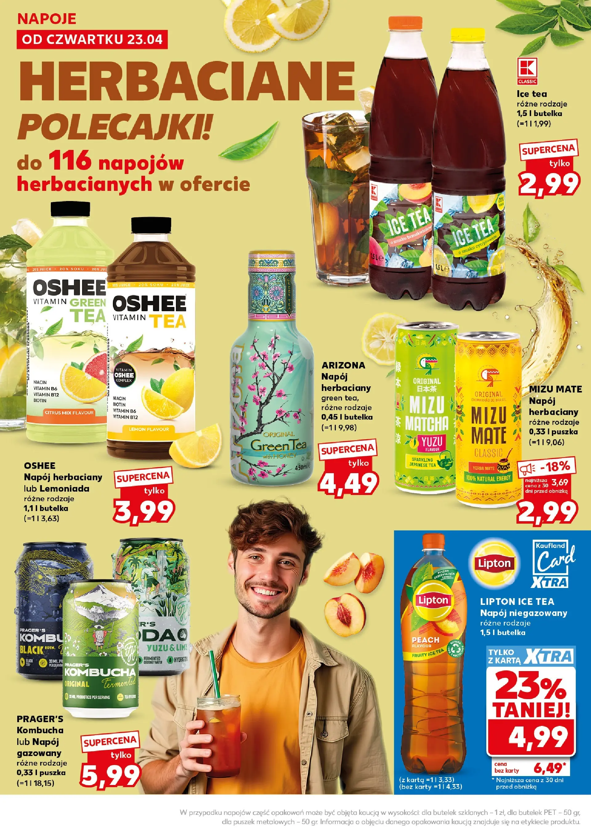 Kaufland - Kaufland Mocny Start ważny do 28.04 od 26.04.2026 - od jutra PDF | Strona: 26 | Produkty: Karta, Ice Tea, Napoje, Yerba mate