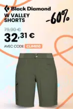 Ekosport Black Diamond W Valley Shorts - au 02.05.2026
