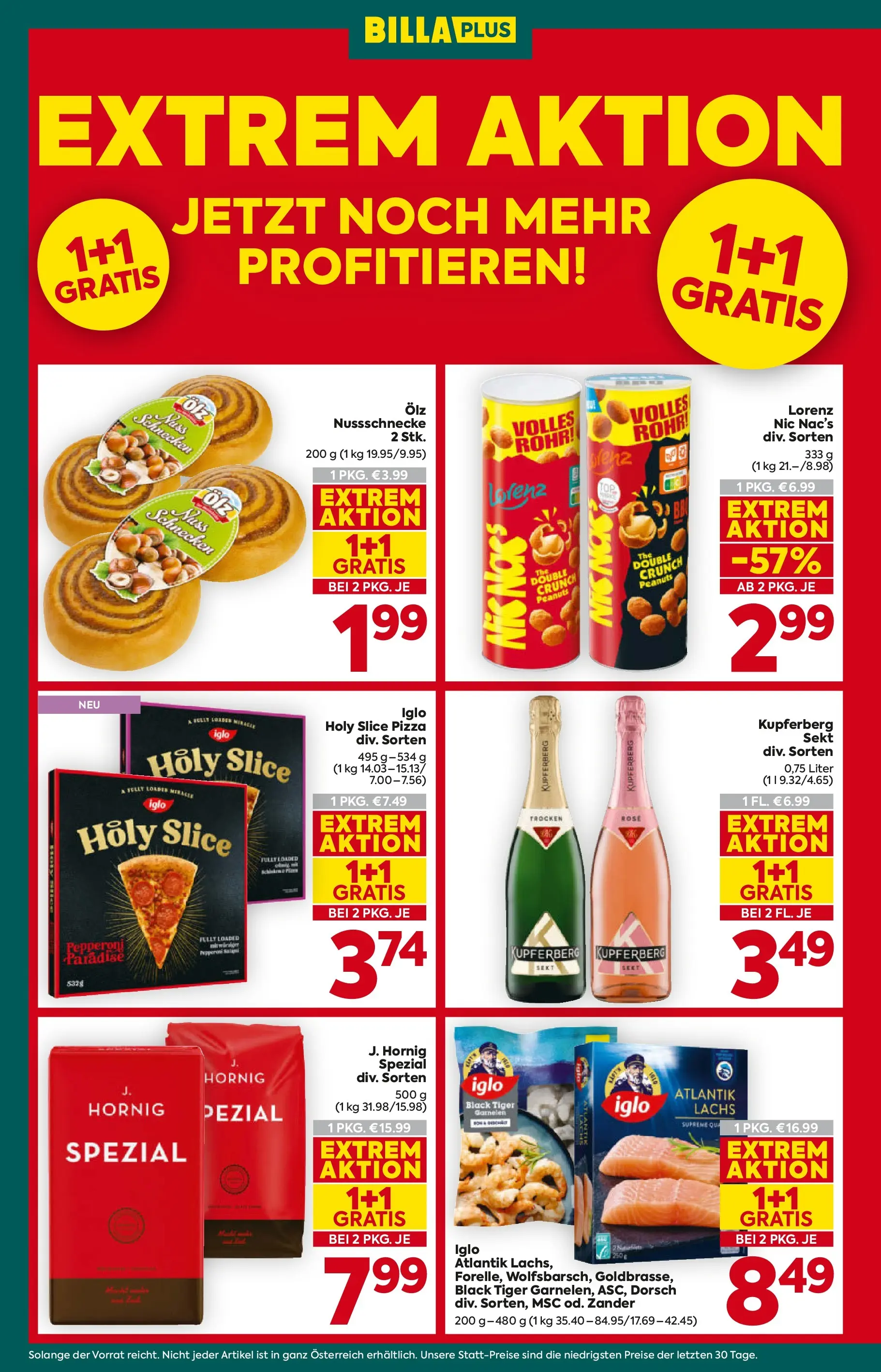 Billa Plus - BILLA PLUS: Flugblatt Salzburg von 29.04.2026 - Aktuelle Angebote | Seite: 4 | Produkte: Pizza