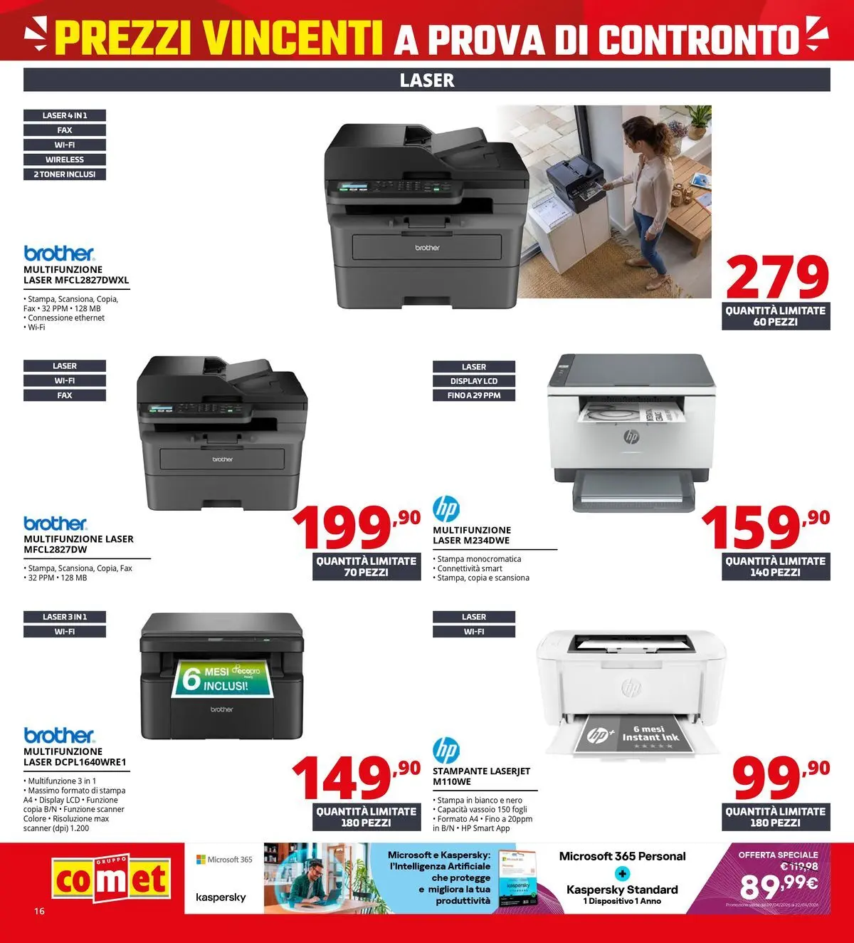 Nuovo Comet volantino Prezzi shock da Comet dal 23/04/2026 > offerte anteprima 🛍️ | Pagina: 16 | Prodotti: Stampante, Toner, Stampa, Vassoio