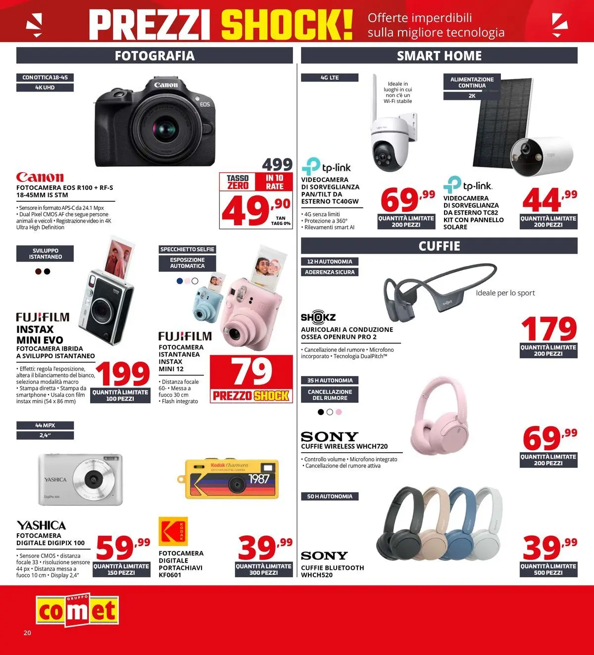 Nuovo Comet volantino Prezzi shock da Comet dal 23/04/2026 > offerte anteprima 🛍️ | Pagina: 20 | Prodotti: Auricolari, Video, Videocamera, Stampa