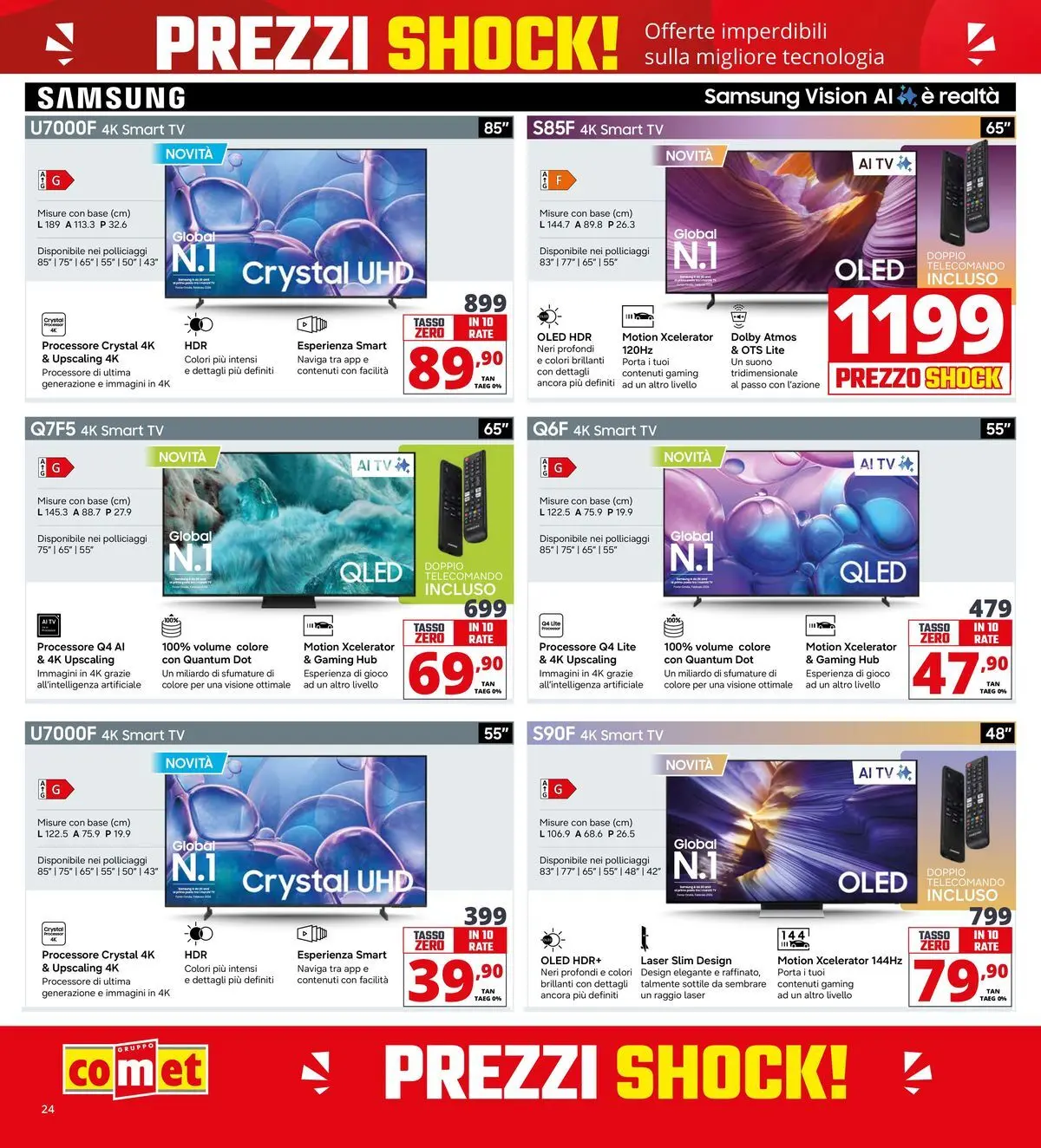 Nuovo Comet volantino Prezzi shock da Comet dal 23/04/2026 > offerte anteprima 🛍️ | Pagina: 24 | Prodotti: Telecomando, Soundbar, TV, Audio