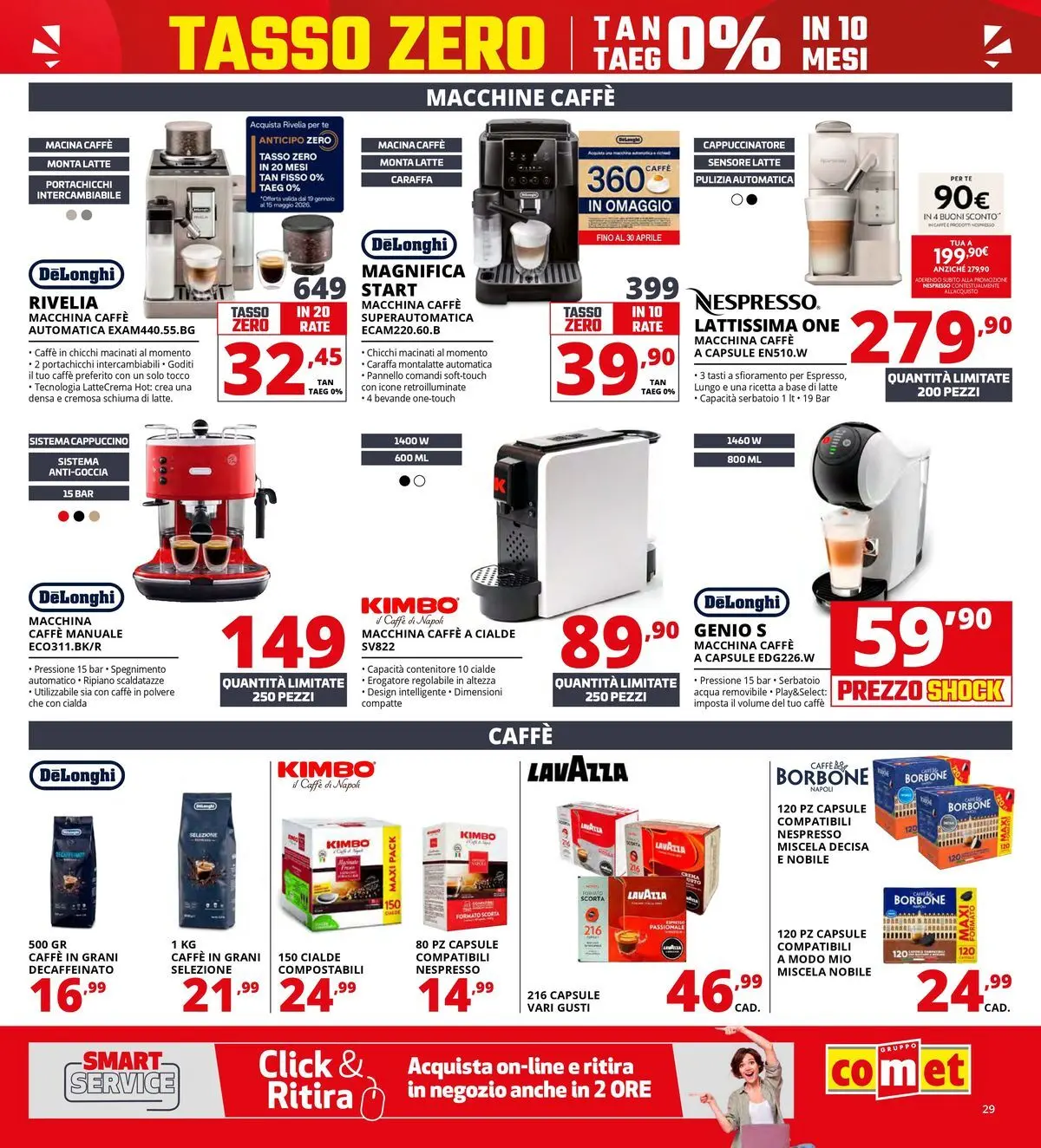 Nuovo Comet volantino Prezzi shock da Comet dal 23/04/2026 > offerte anteprima 🛍️ | Pagina: 29 | Prodotti: Caffè, Tè, Latte, Macina