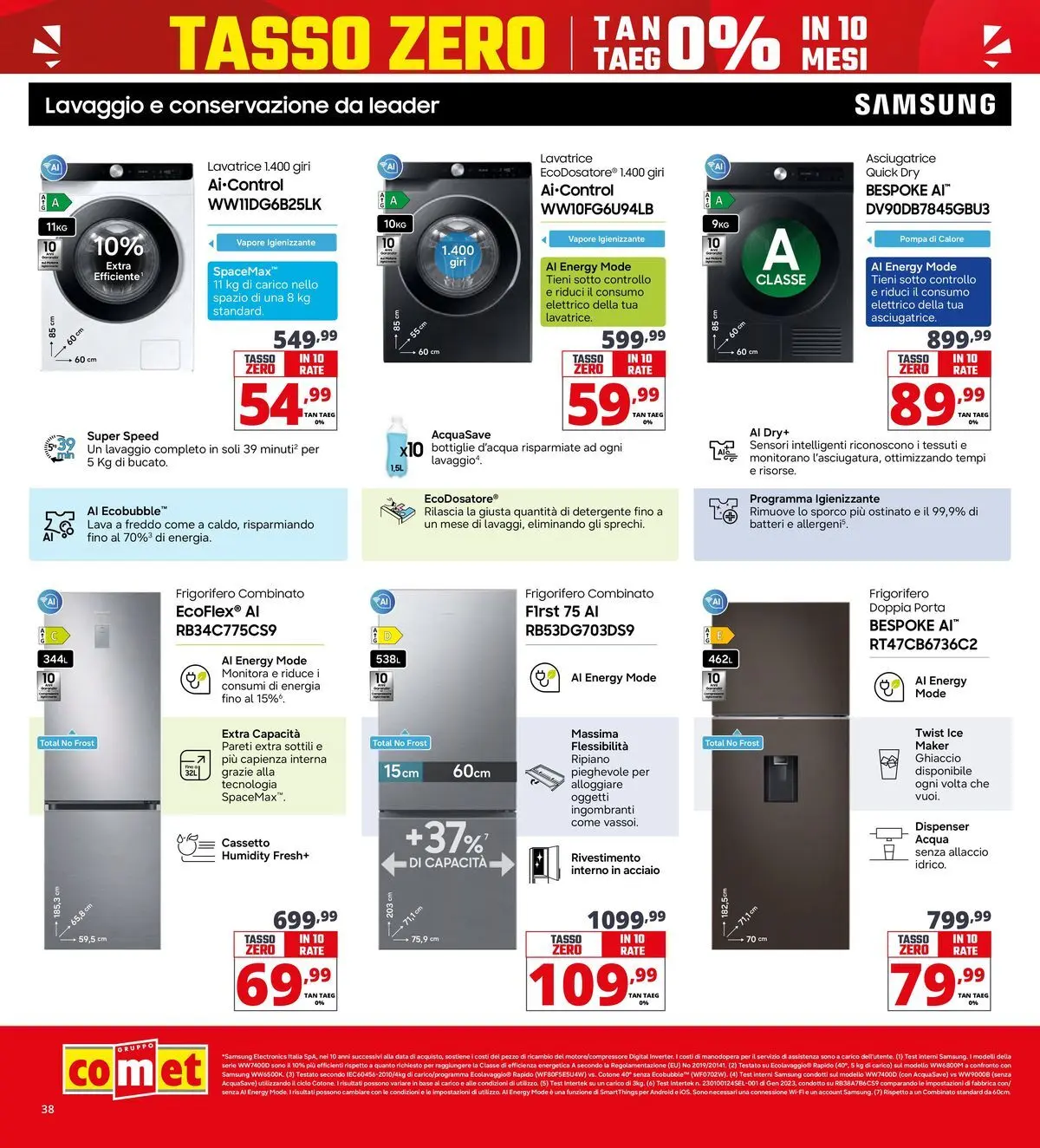 Nuovo Comet volantino Prezzi shock da Comet dal 23/04/2026 > offerte anteprima 🛍️ | Pagina: 38 | Prodotti: Ripiano, Acqua, Lavatrice, Asciugatrice