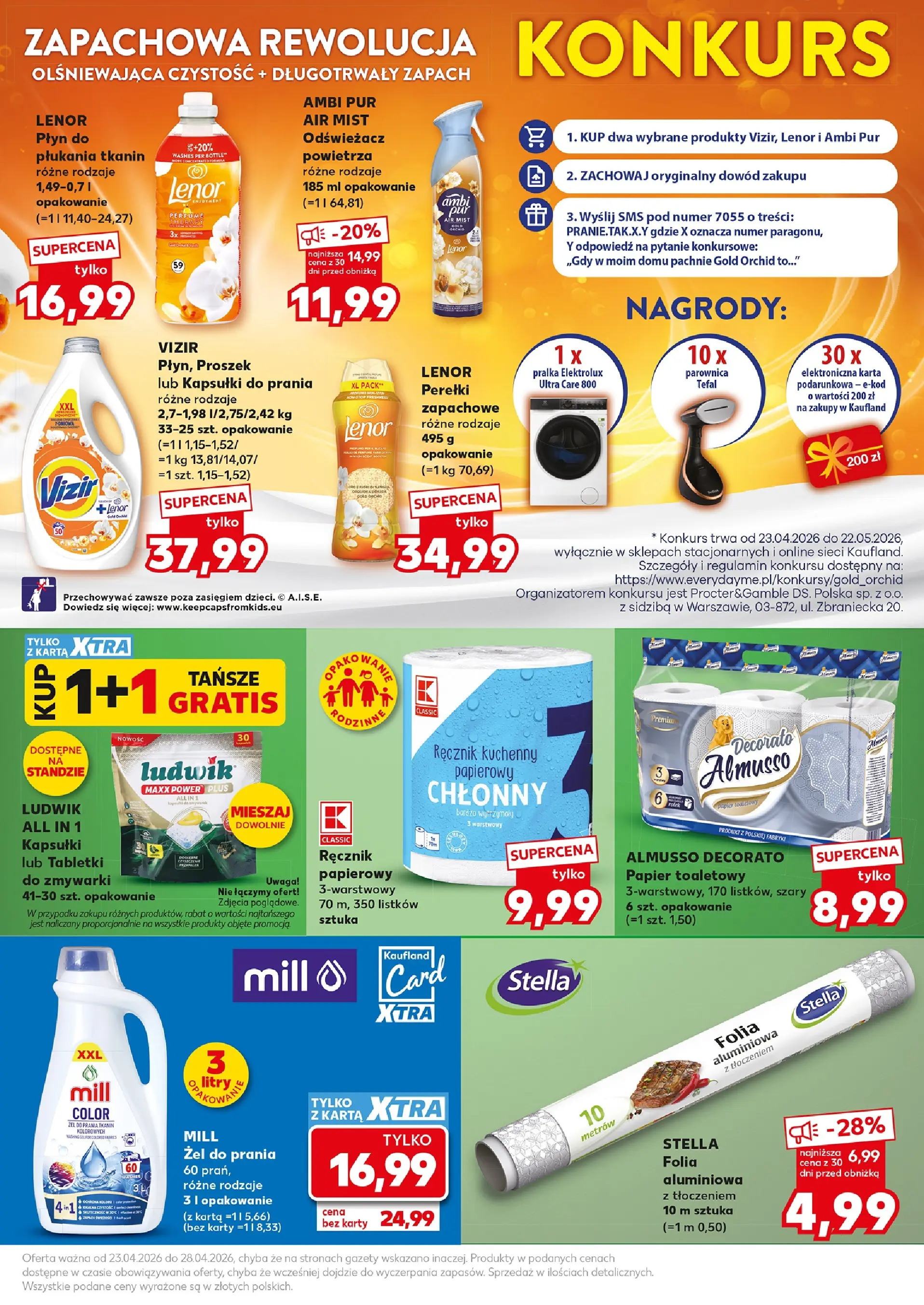 Kaufland gazetka - Super Weekend od 25.04.2026 - od jutra PDF | Strona: 27 | Produkty: Odświeżacz, Karta, Papier toaletowy, Pralka