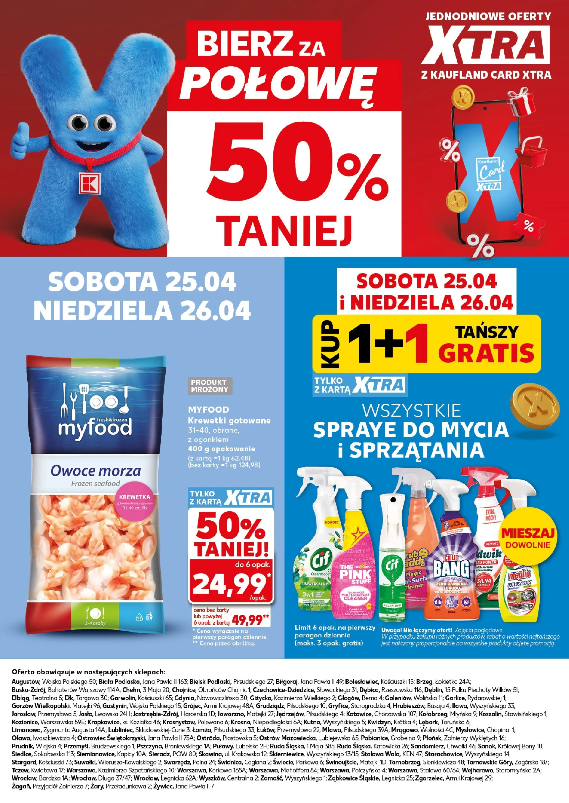 Kaufland gazetka - Super Weekend od 25.04.2026 - od jutra PDF | Strona: 28 | Produkty: Krewetki, Krewetki gotowane, Owoce, Owoce morza