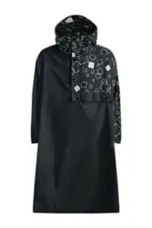 Veste imperm&eacute;able et anti-pluie Urban Circus PONCHO ESSENTIEL NOIR
