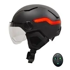 Casque v&eacute;lo Tnb LED avec feu de freinage automatique Urban Moov Vizion Taille L Noir