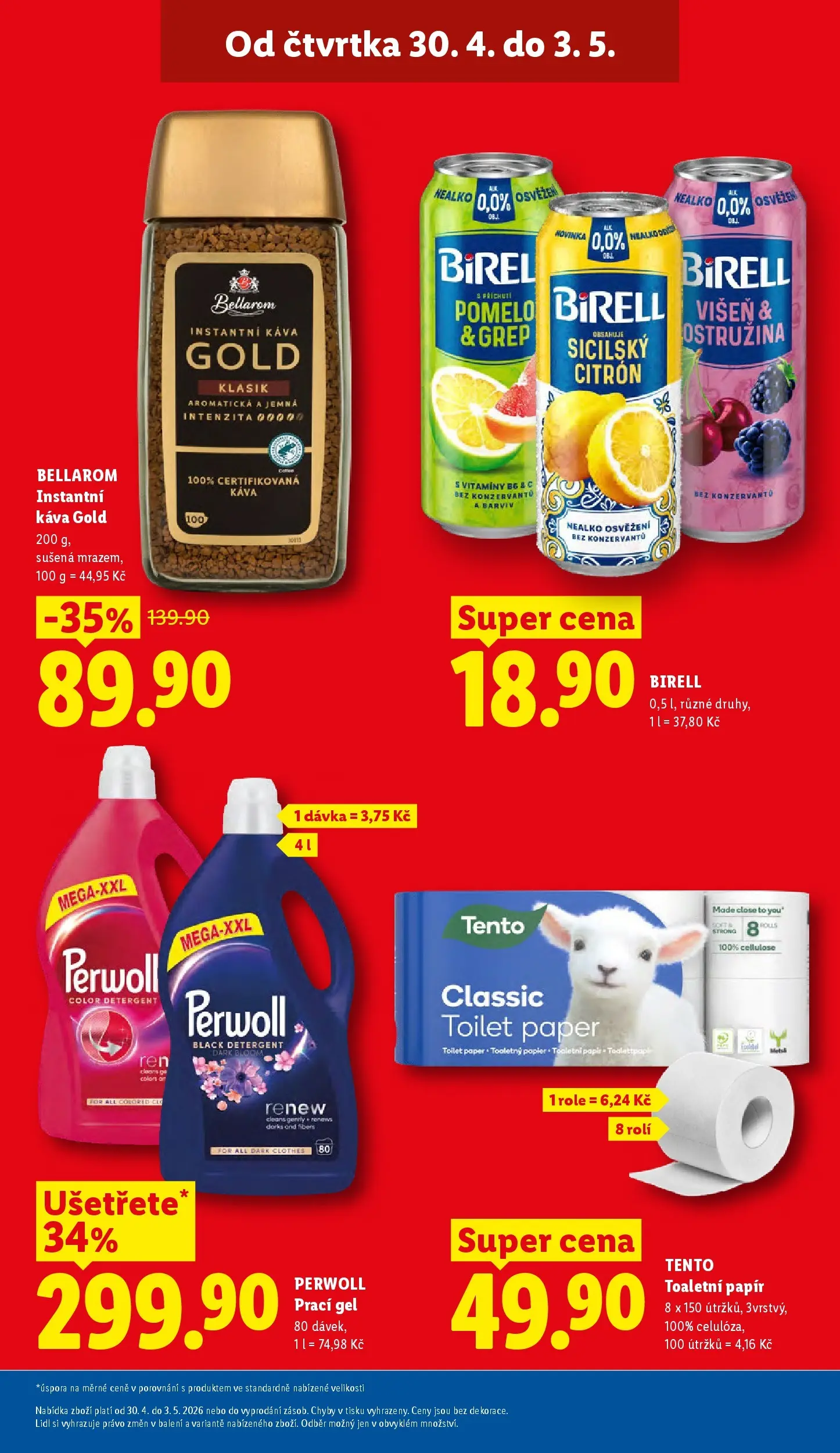 Lidl leták od 29.04.2026 - Nový akční leták | Strana: 3 | Produkty: Pomelo, Prací gel, Grep, Citron