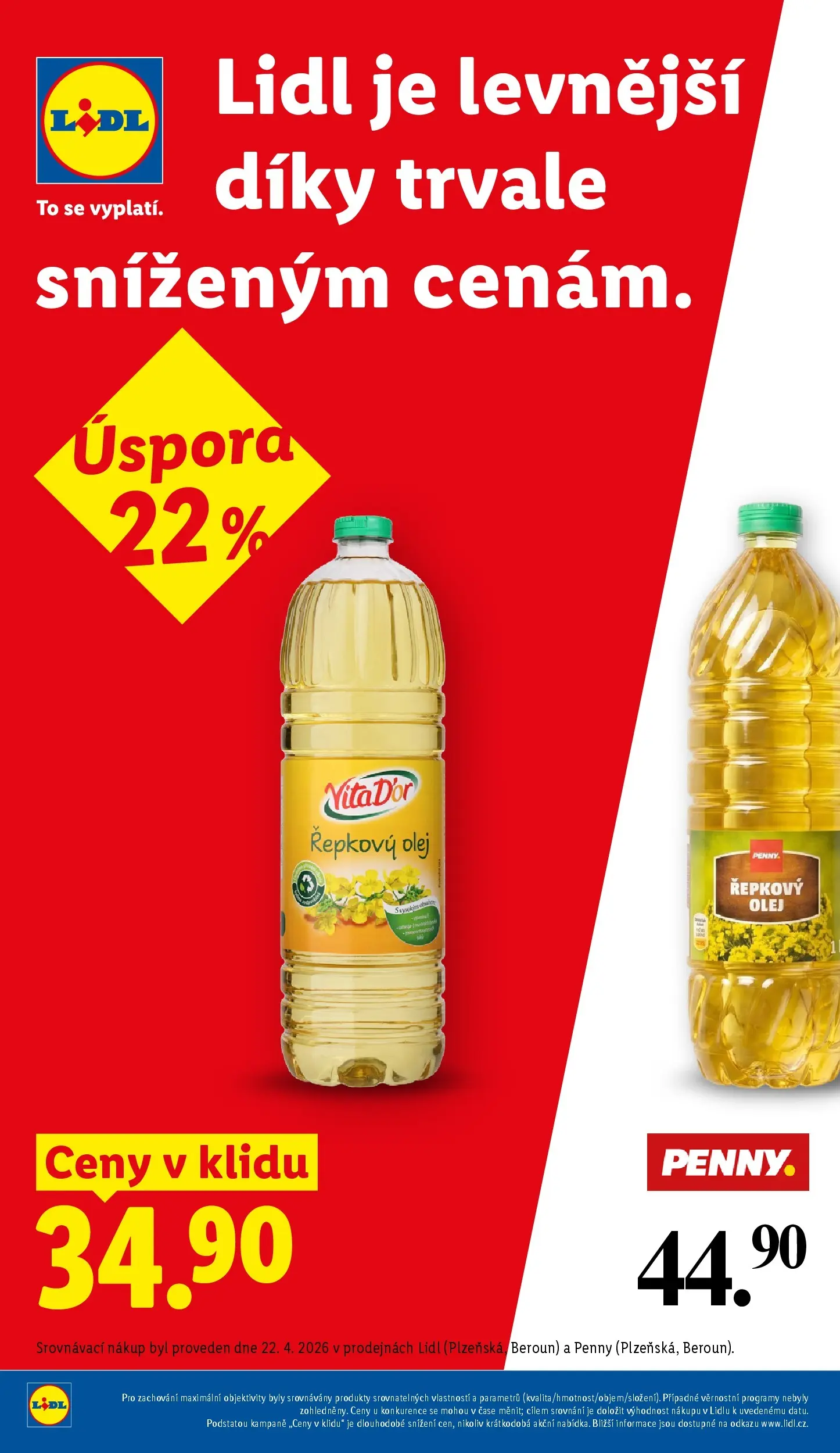 Lidl leták od 26.04.2026 - Nový akční leták | Strana: 5 | Produkty: Olej, Řepkový olej