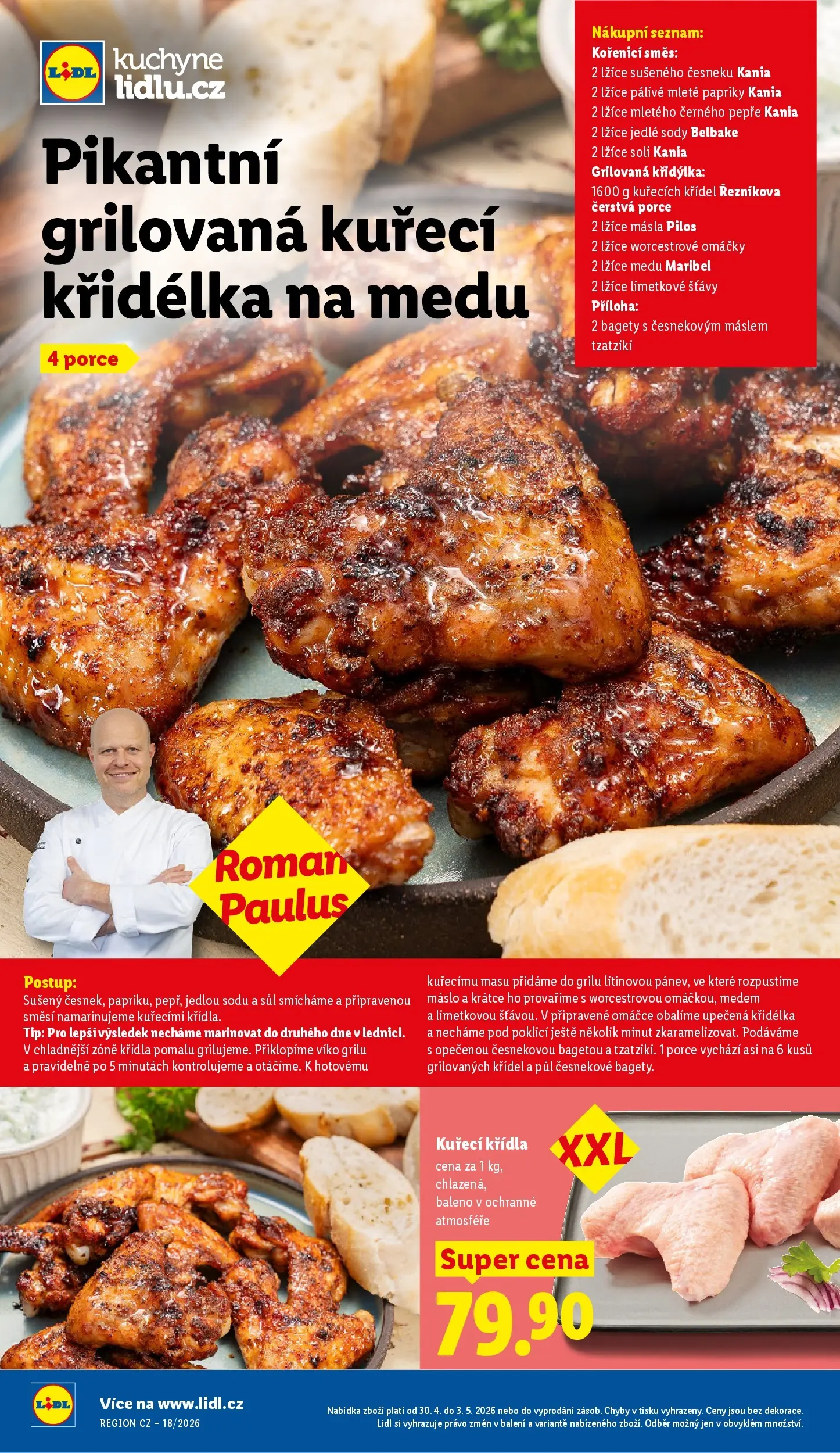 Lidl leták od 29.04.2026 - Nový akční leták | Strana: 22 | Produkty: Lžíce, Tzatziki, Bagety, Kuchyně