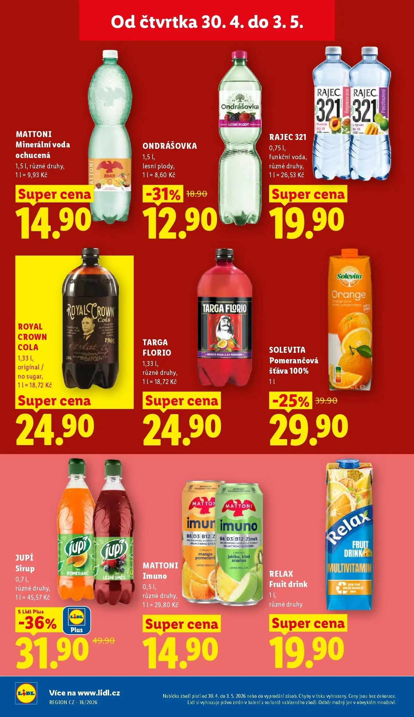 Lidl leták od 29.04.2026 - Nový akční leták | Strana: 24 | Produkty: Mango, Sirup Jupí, Jupí, Sirup