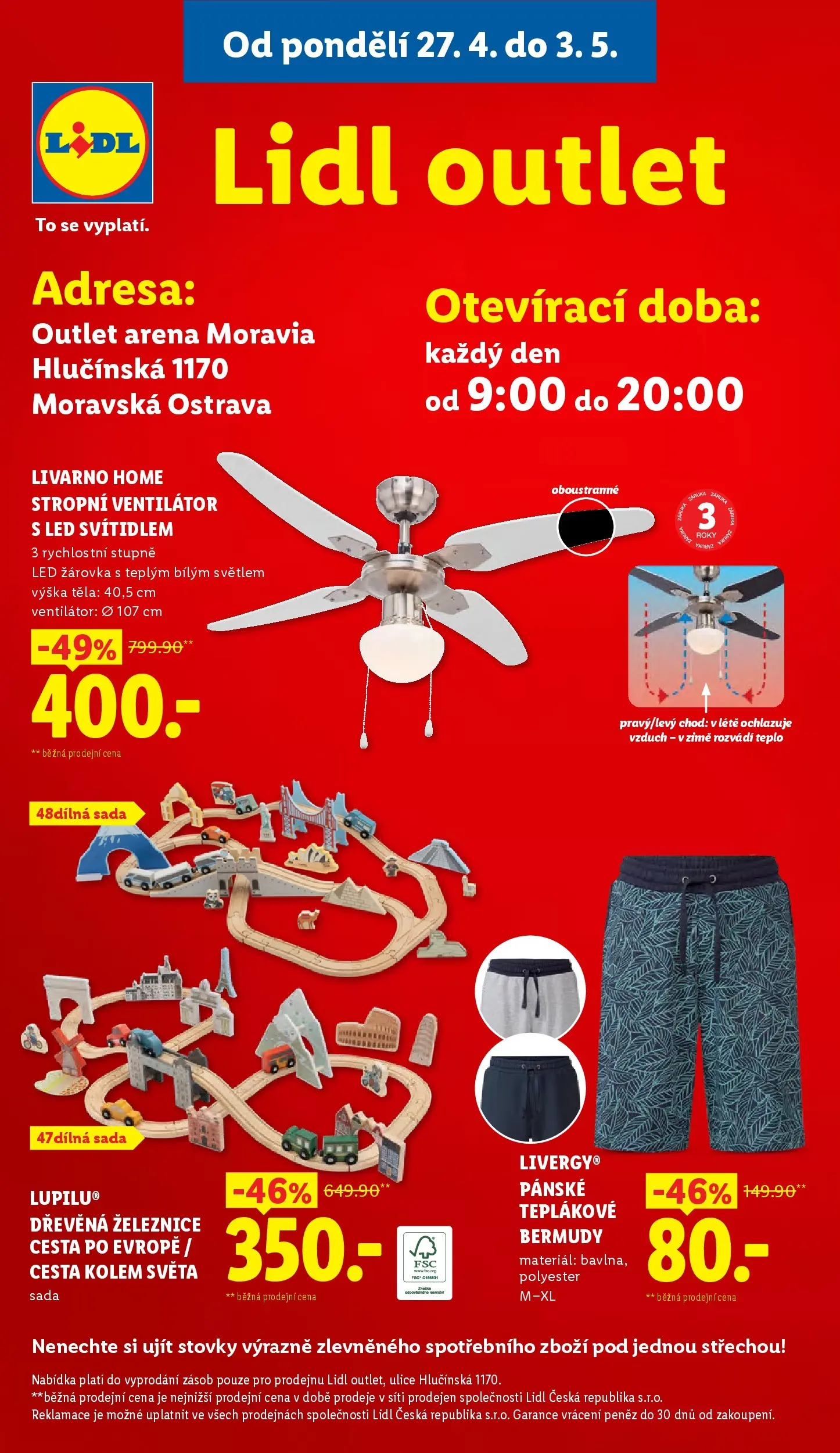 Lidl leták od 26.04.2026 - Nový akční leták | Strana: 39 | Produkty: Ventilátor, LED